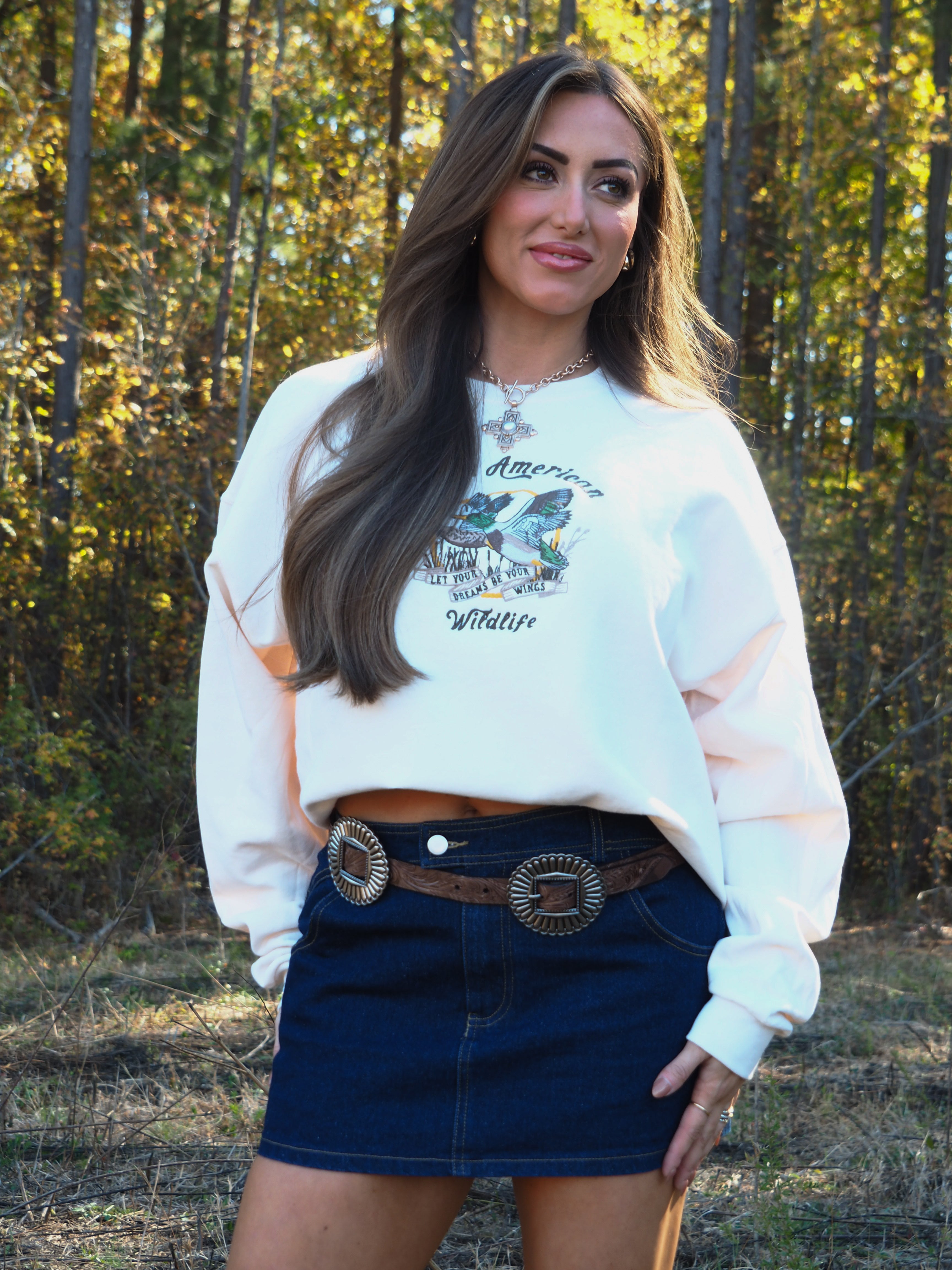 North American Wildlife Crewneck