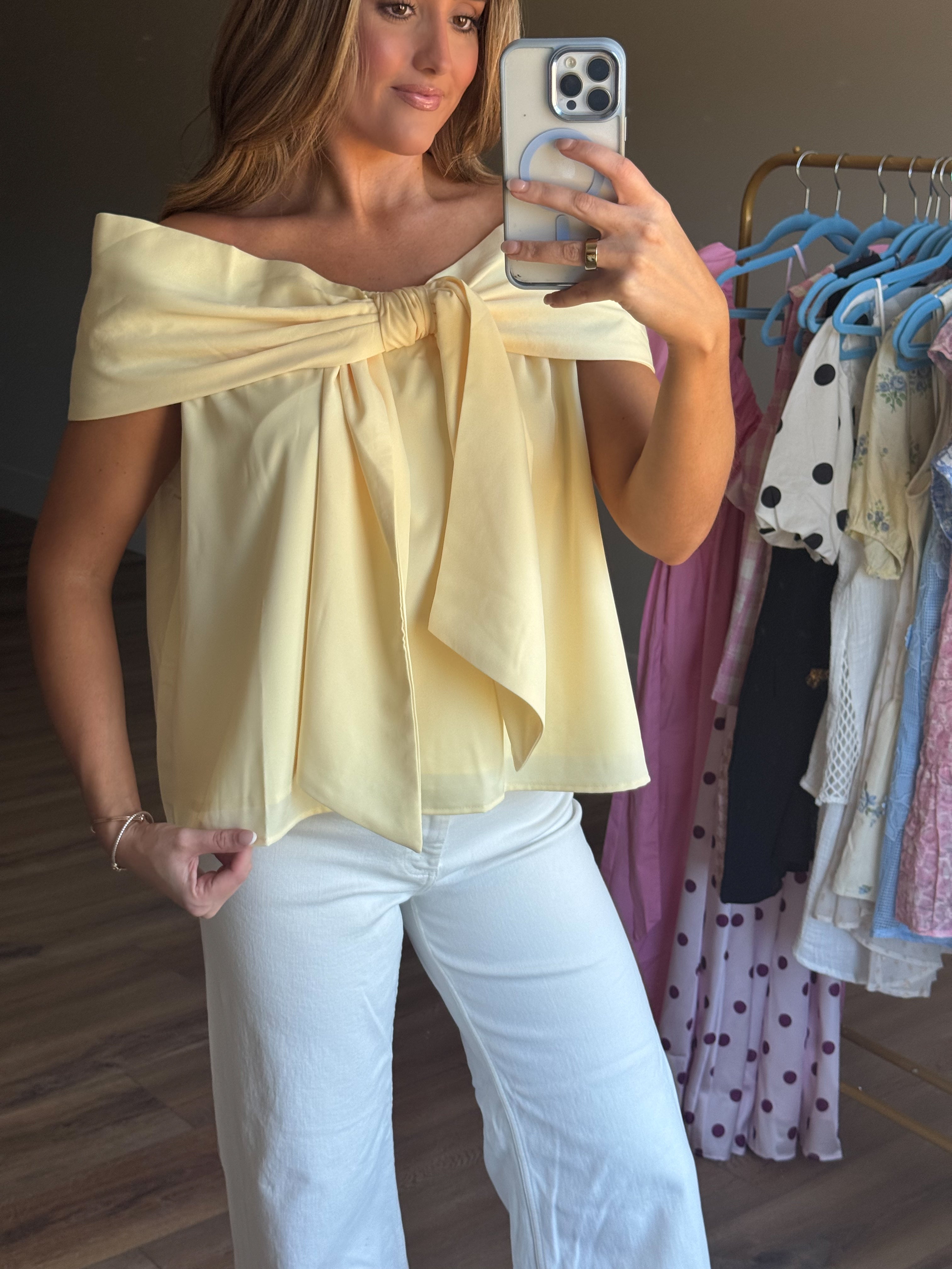 Livin' On Love Top - Yellow