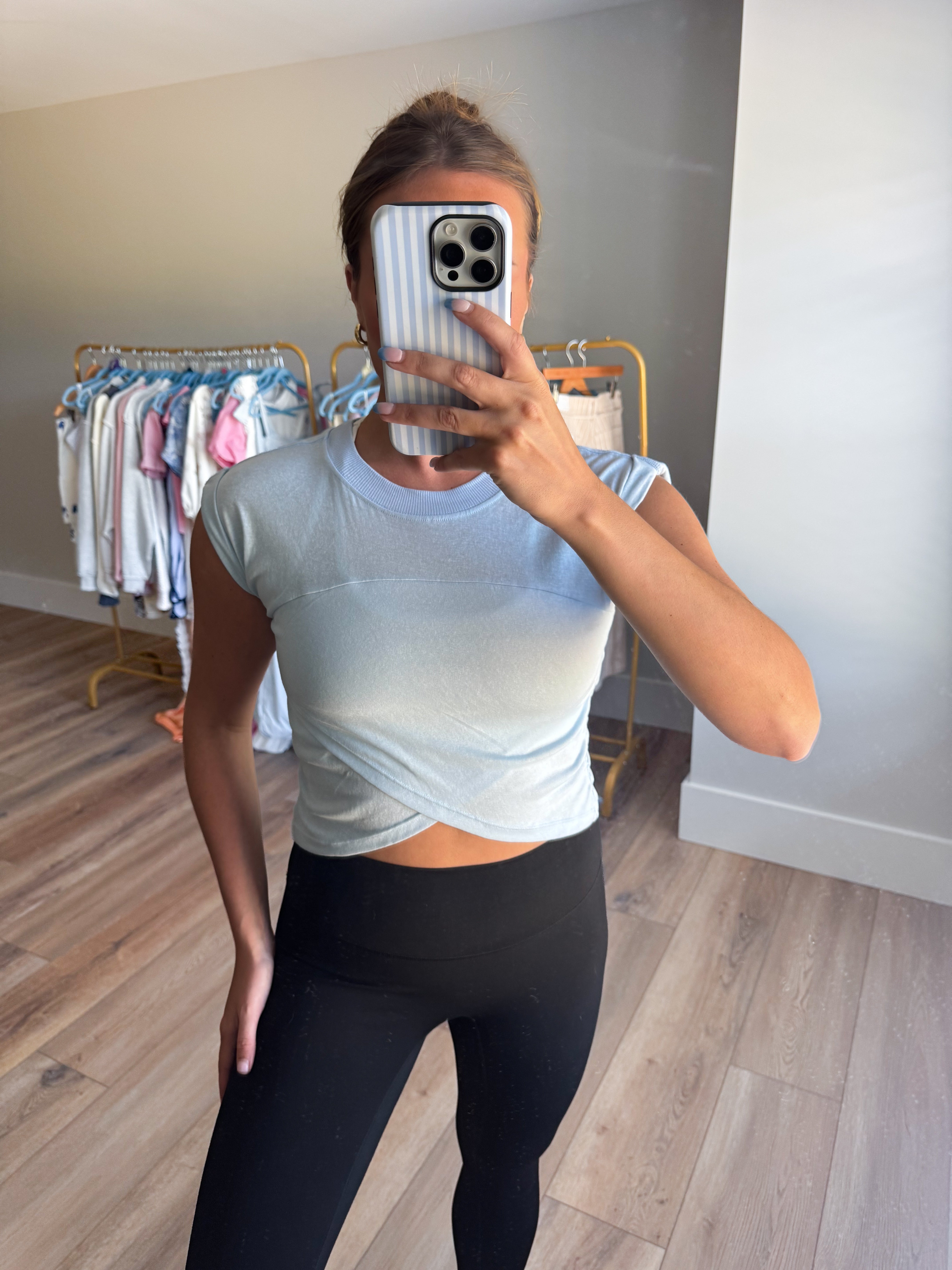Slub Crossover Top