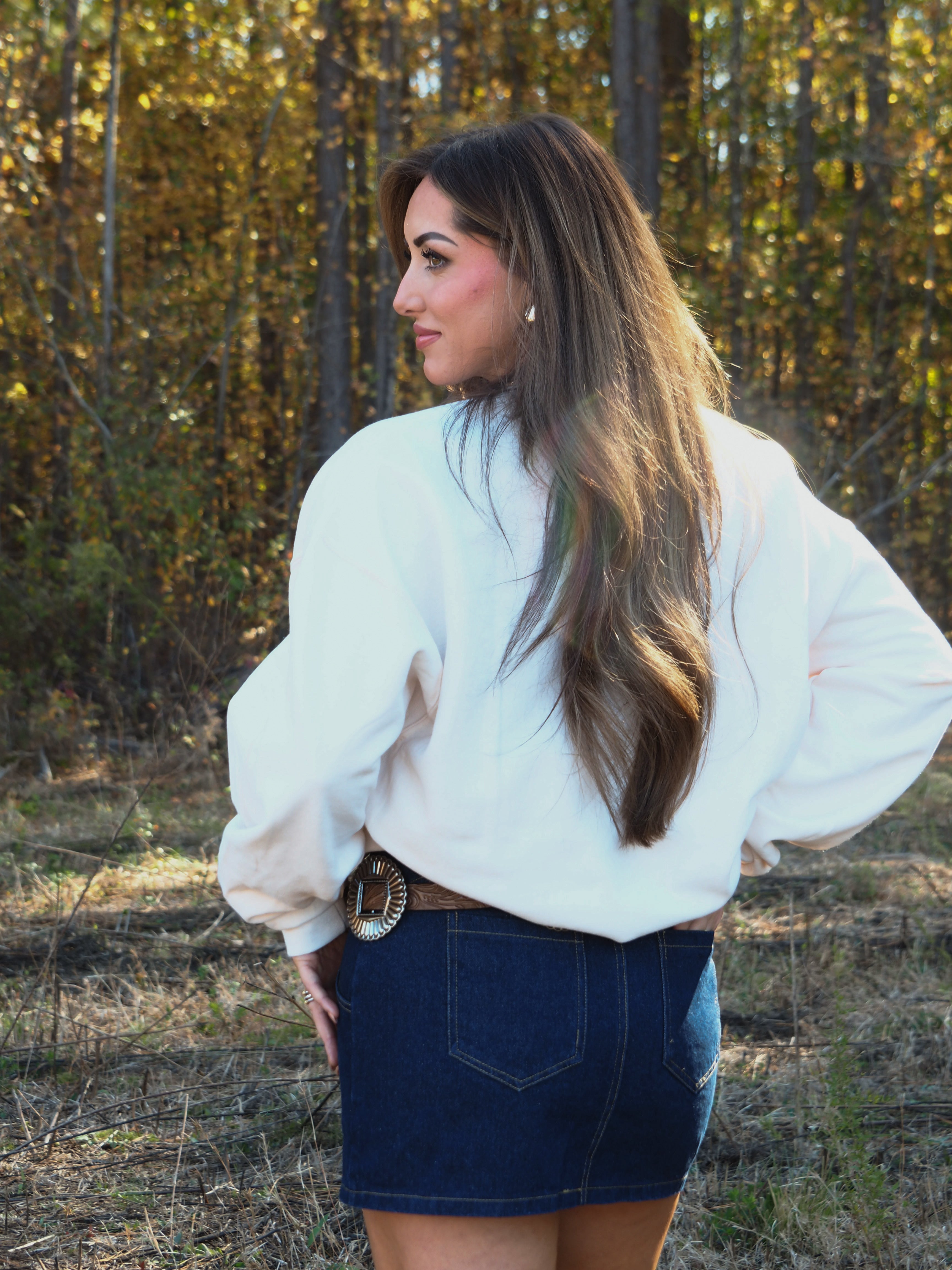 Drake Denim Mini Skirt