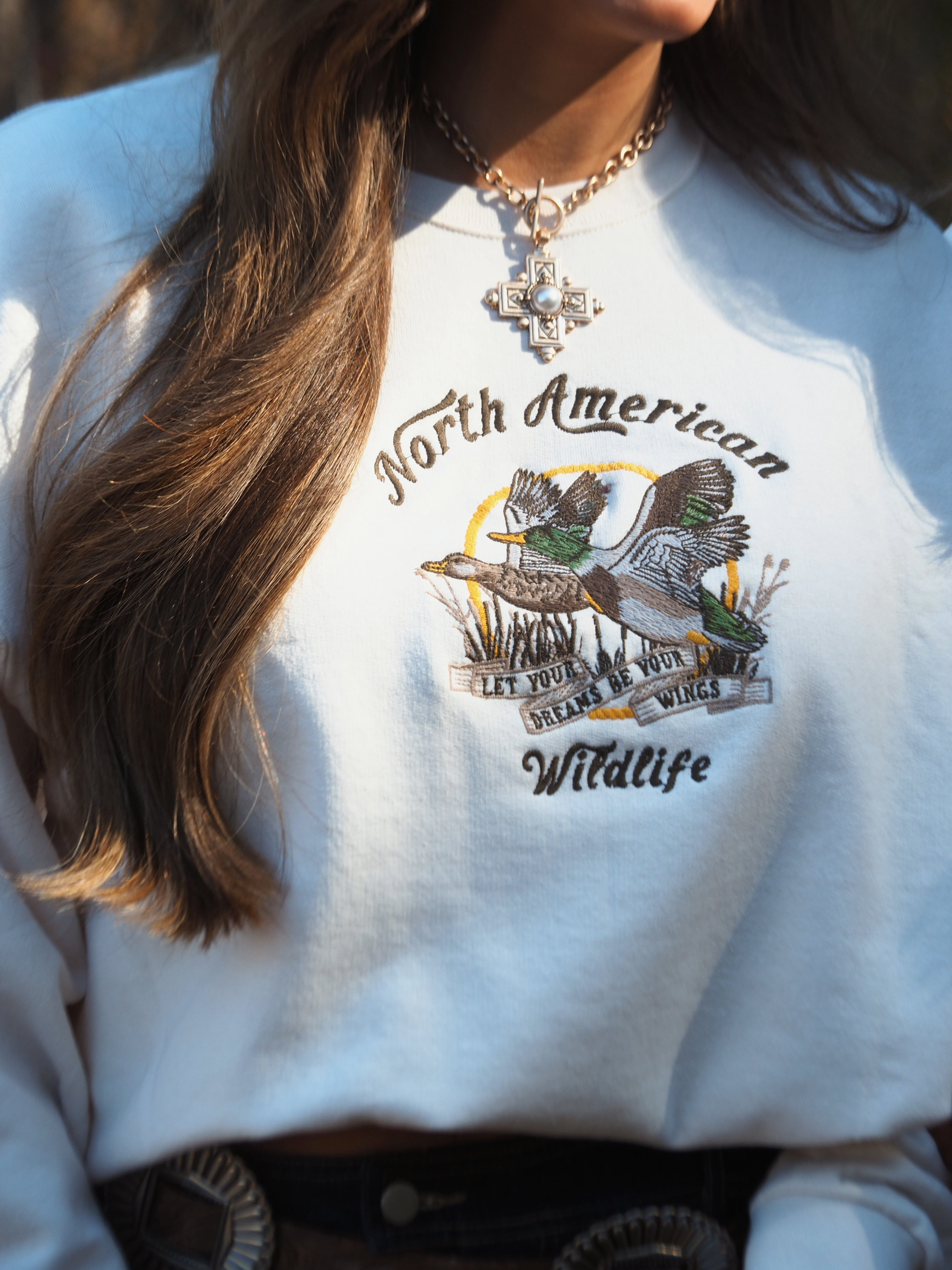 North American Wildlife Crewneck