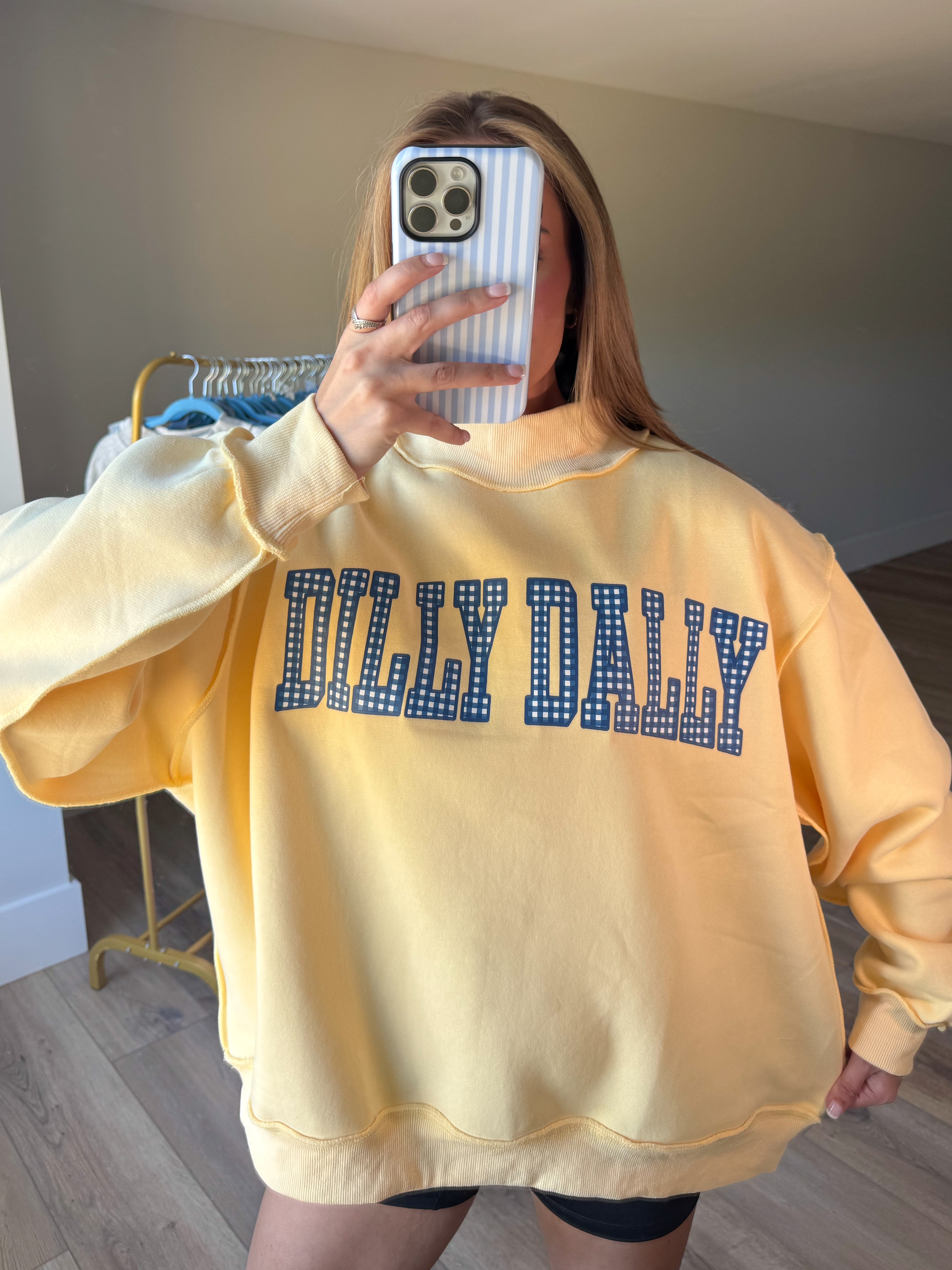 Dilly Dally/Lolly Gag Reversible Mockneck