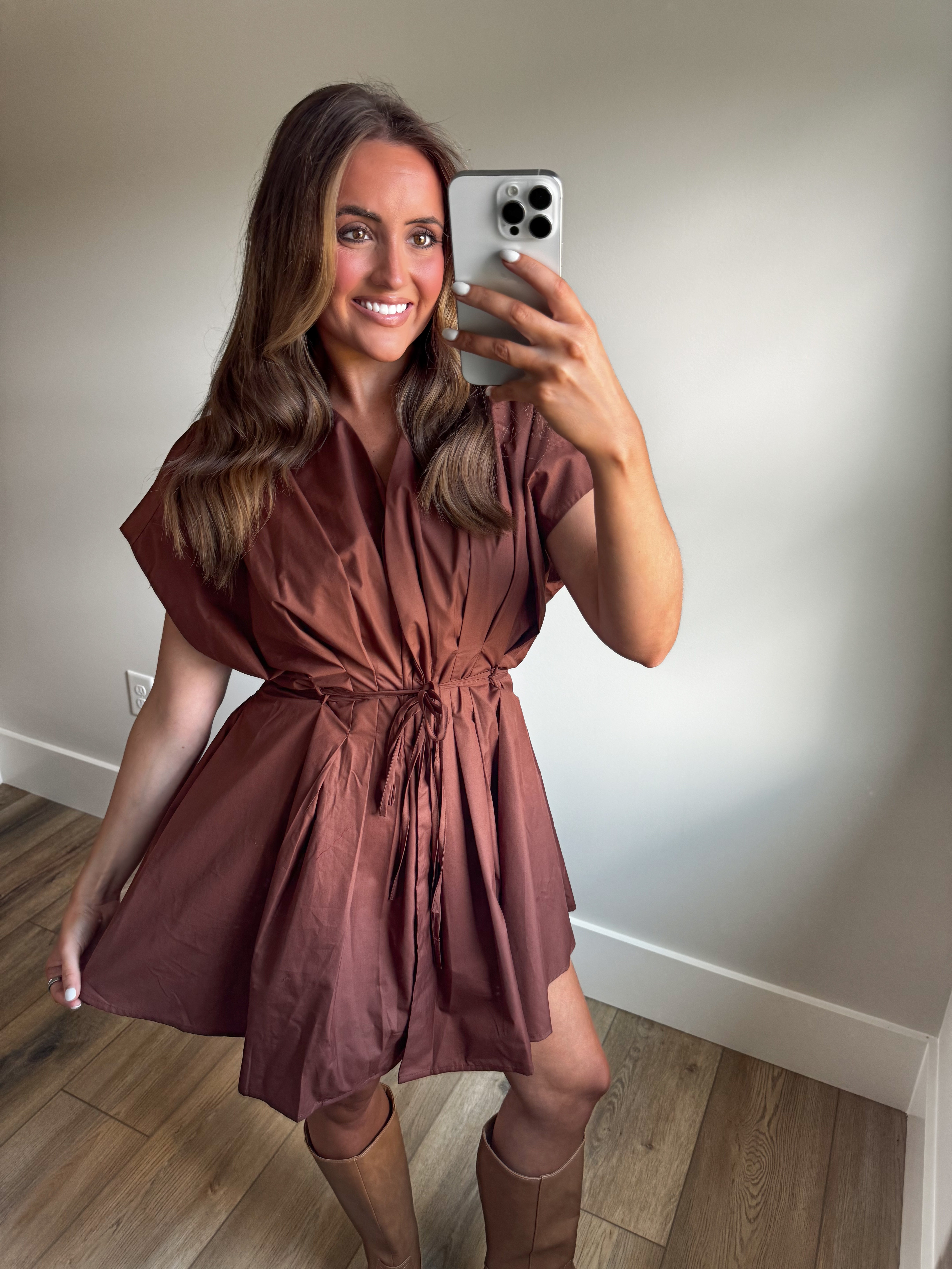 Brown Sugar Mini Dress