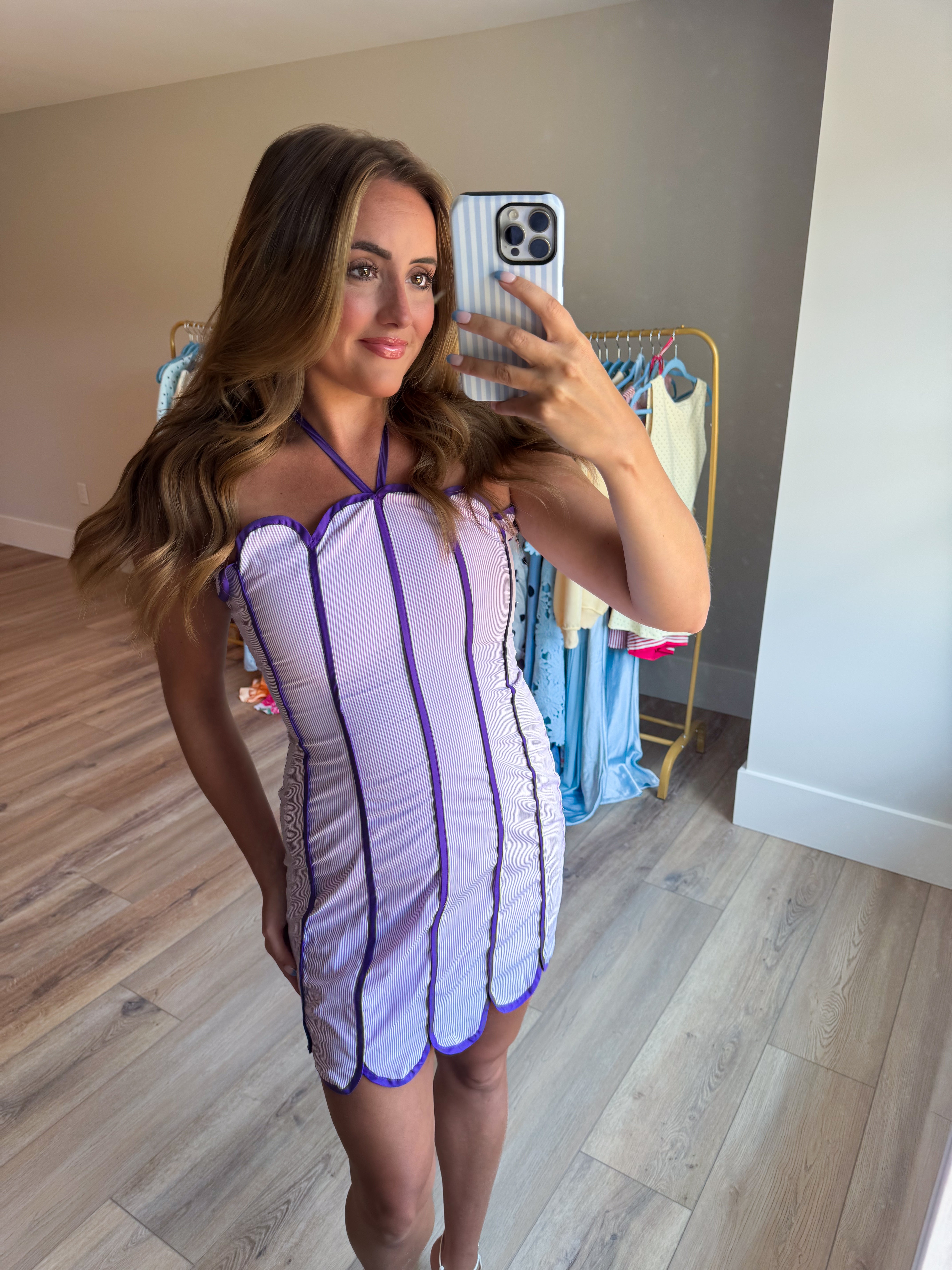 The Harbor Halter Mini - Purple