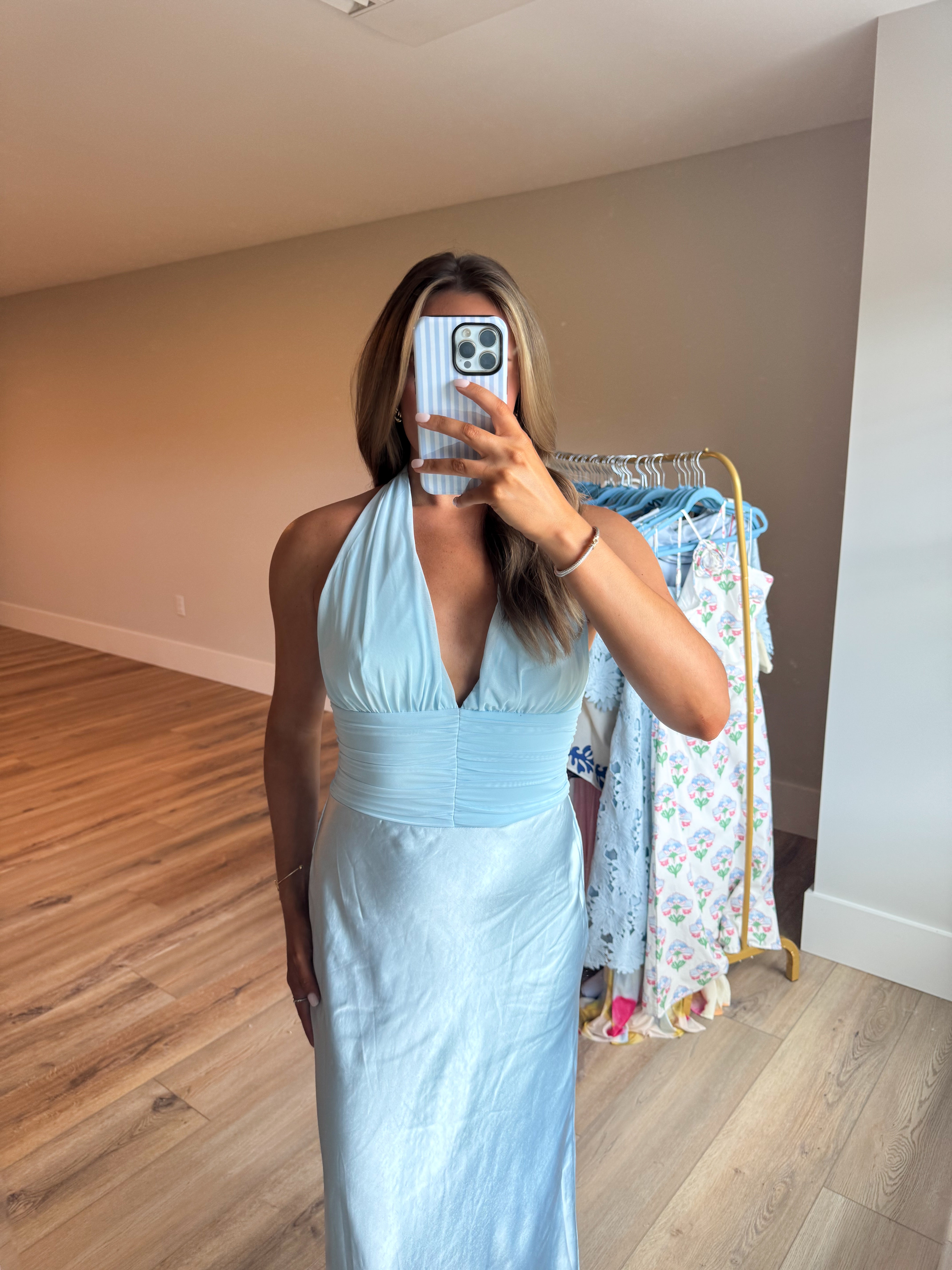 The Blue Horizon Maxi Dress