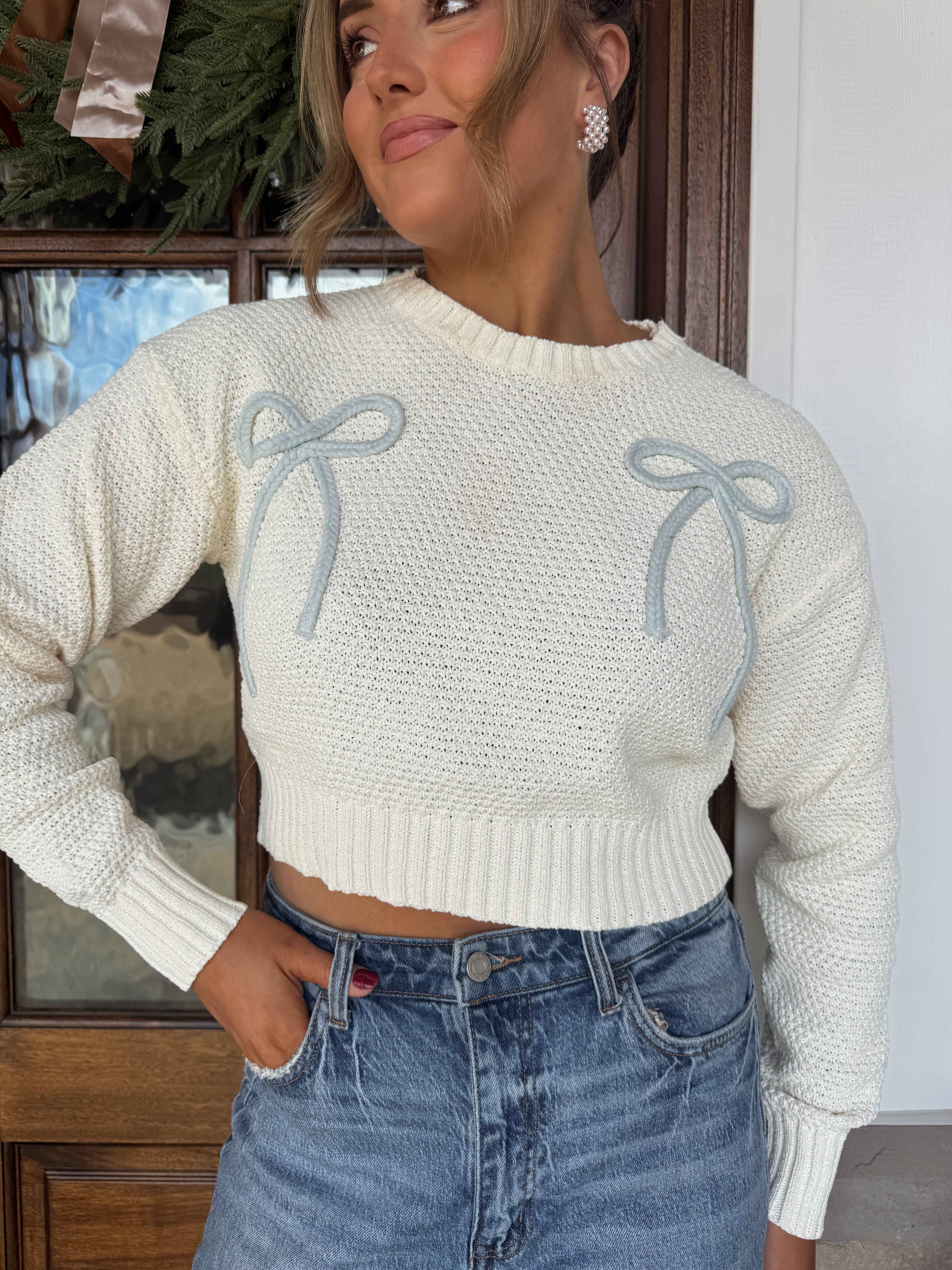 Bow Knit Sweater