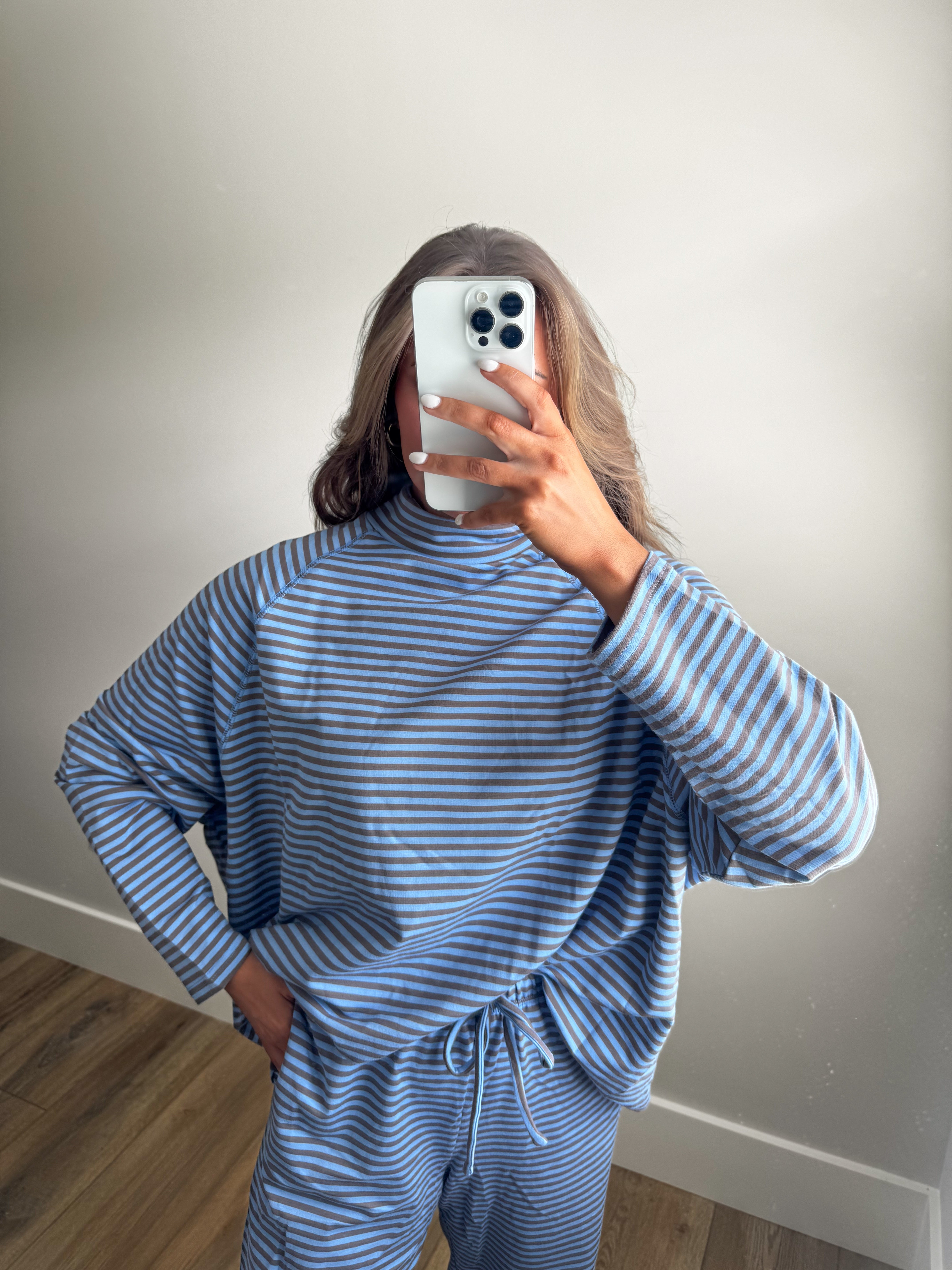 The Carolina Stripe Set - Blue