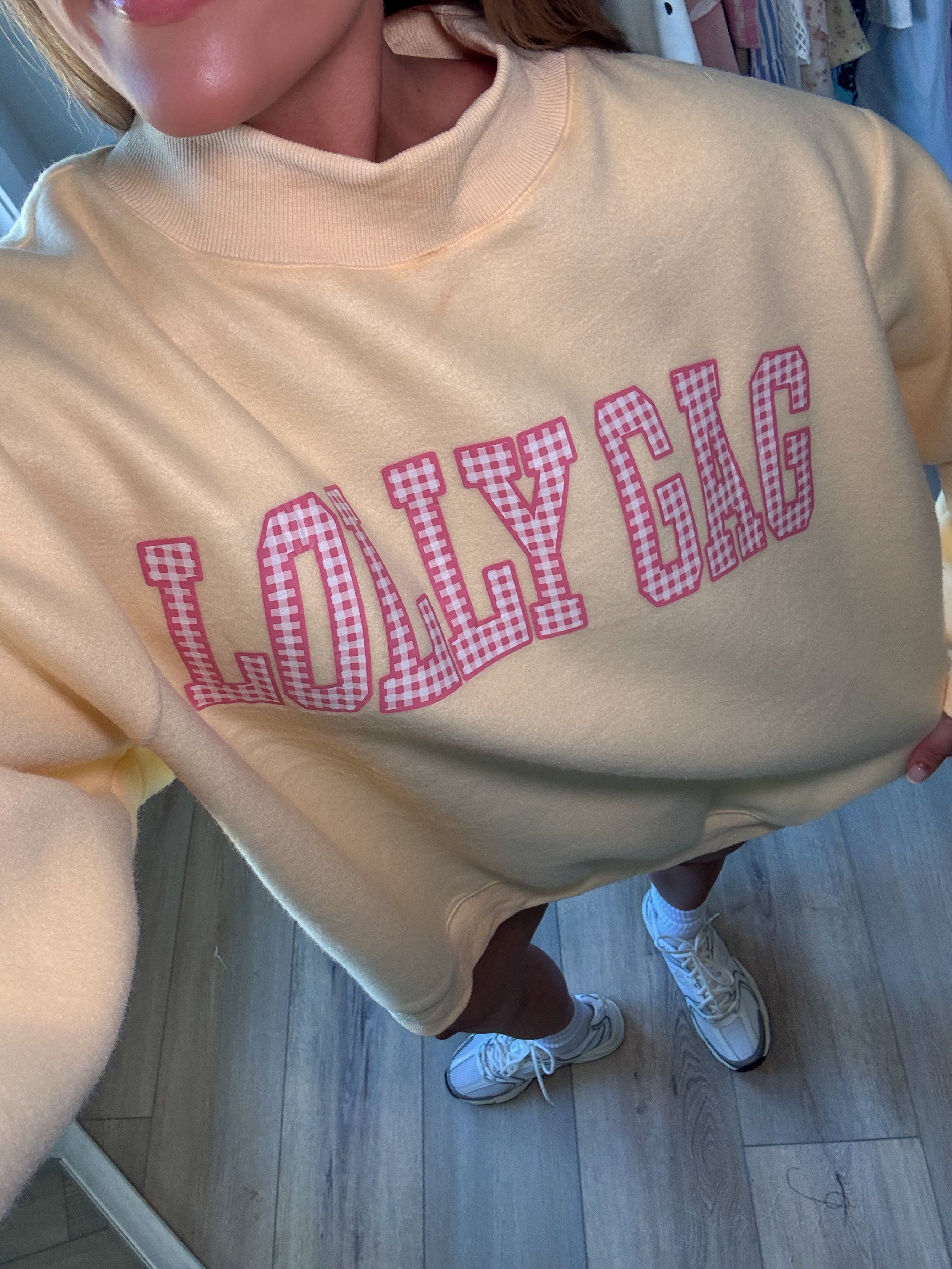 Dilly Dally/Lolly Gag Reversible Mockneck