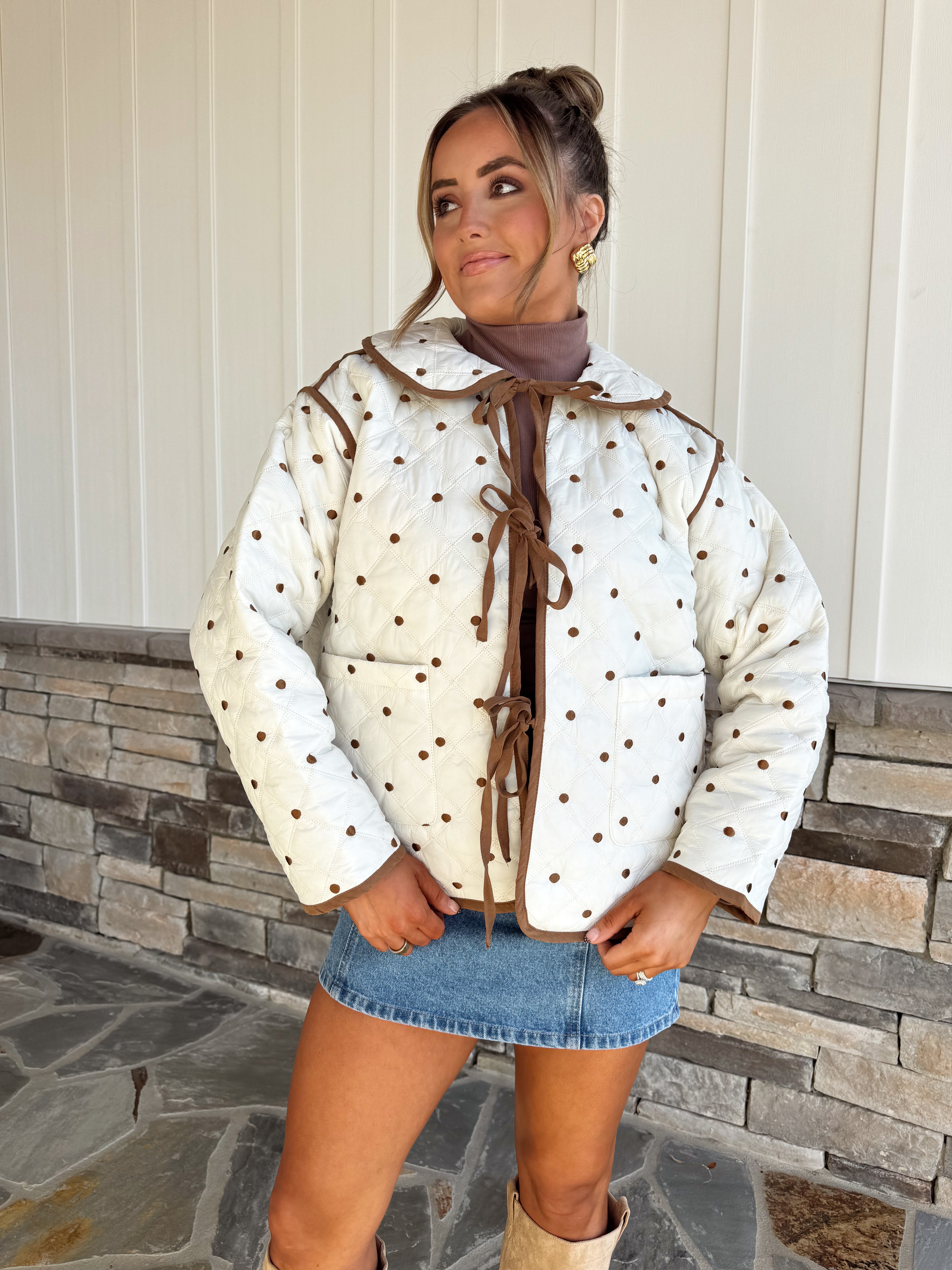 Sweet Cream Quilted Jacket