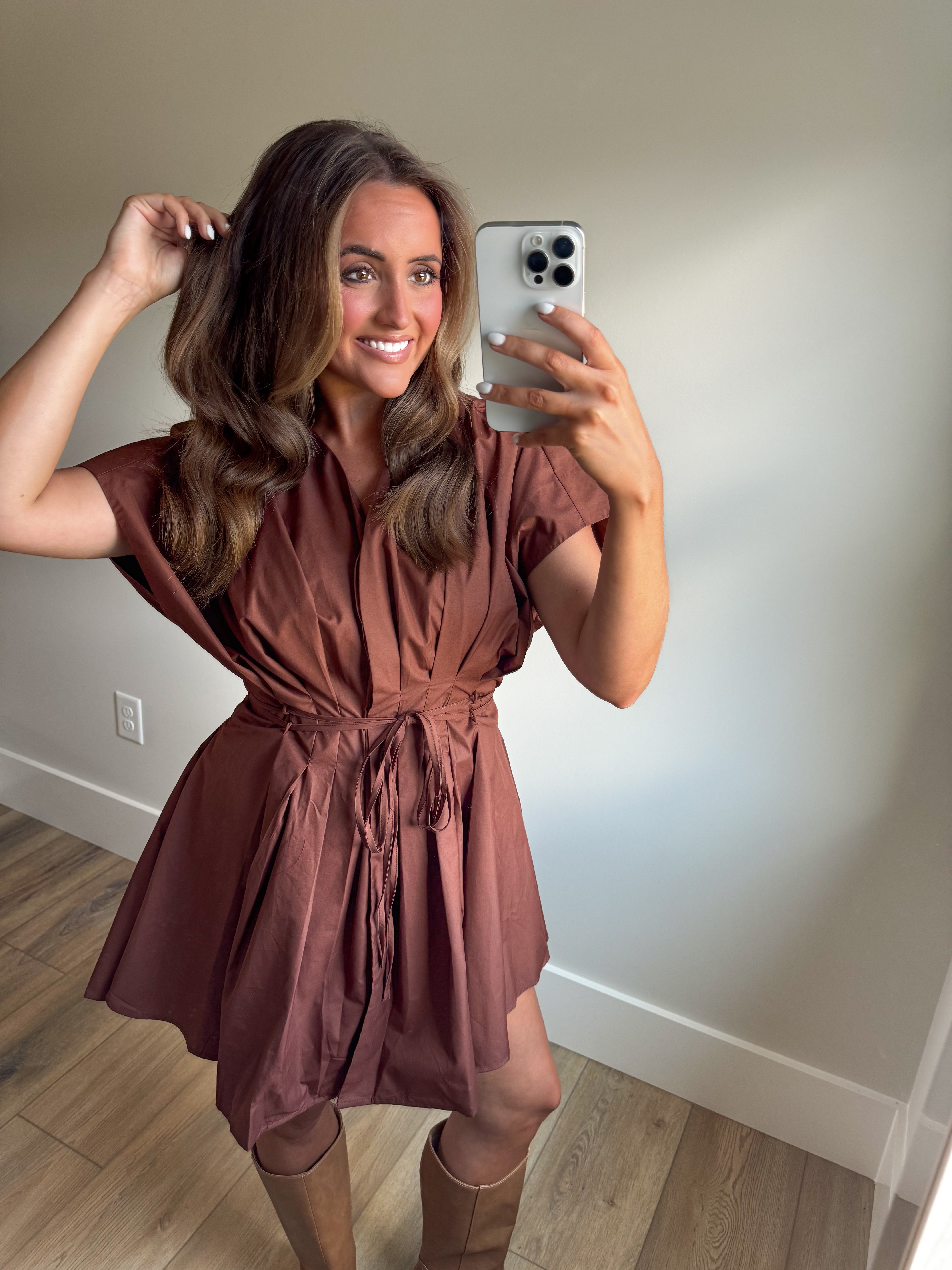 Brown Sugar Mini Dress