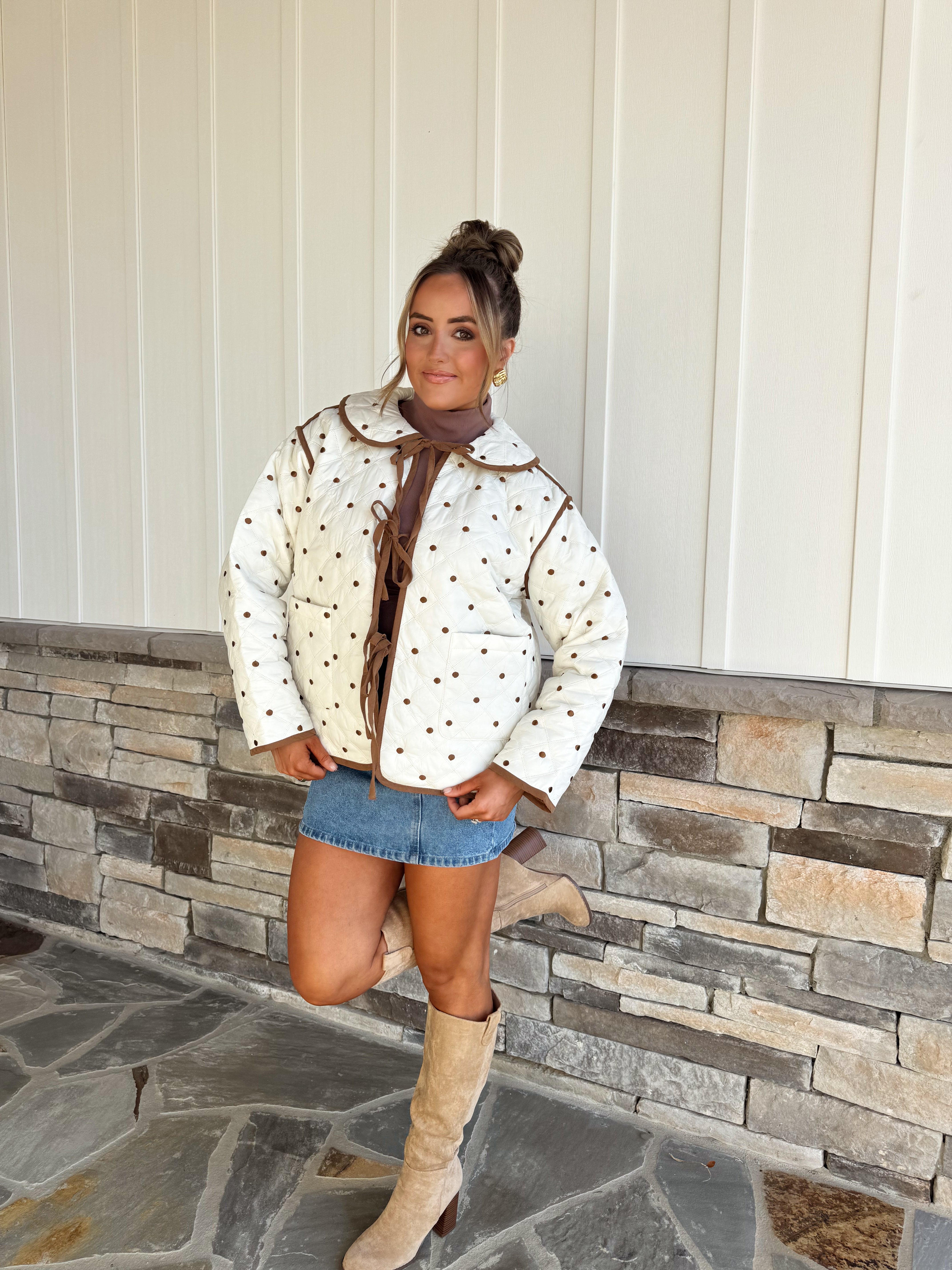 Sweet Cream Quilted Jacket