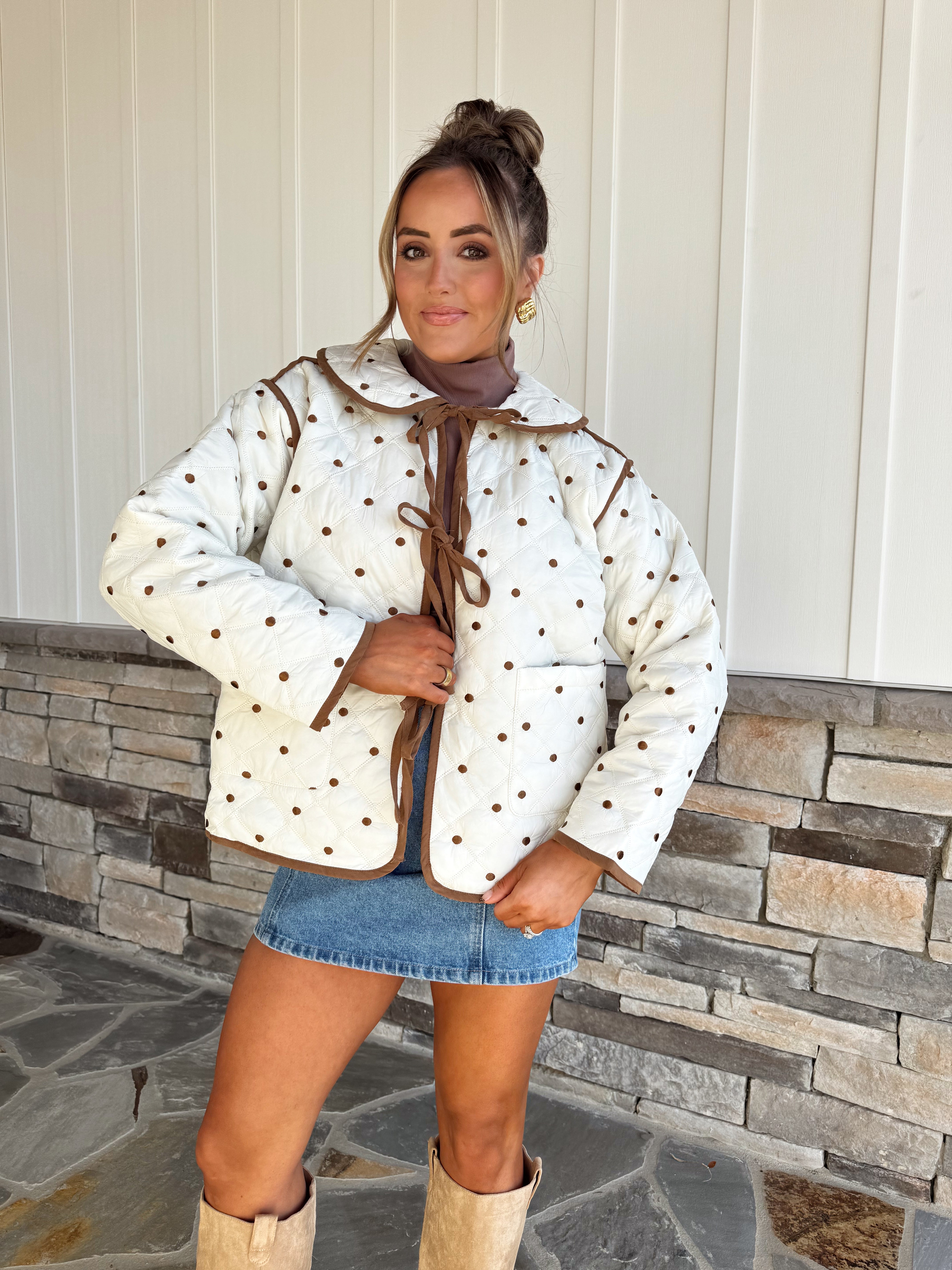 Sweet Cream Quilted Jacket