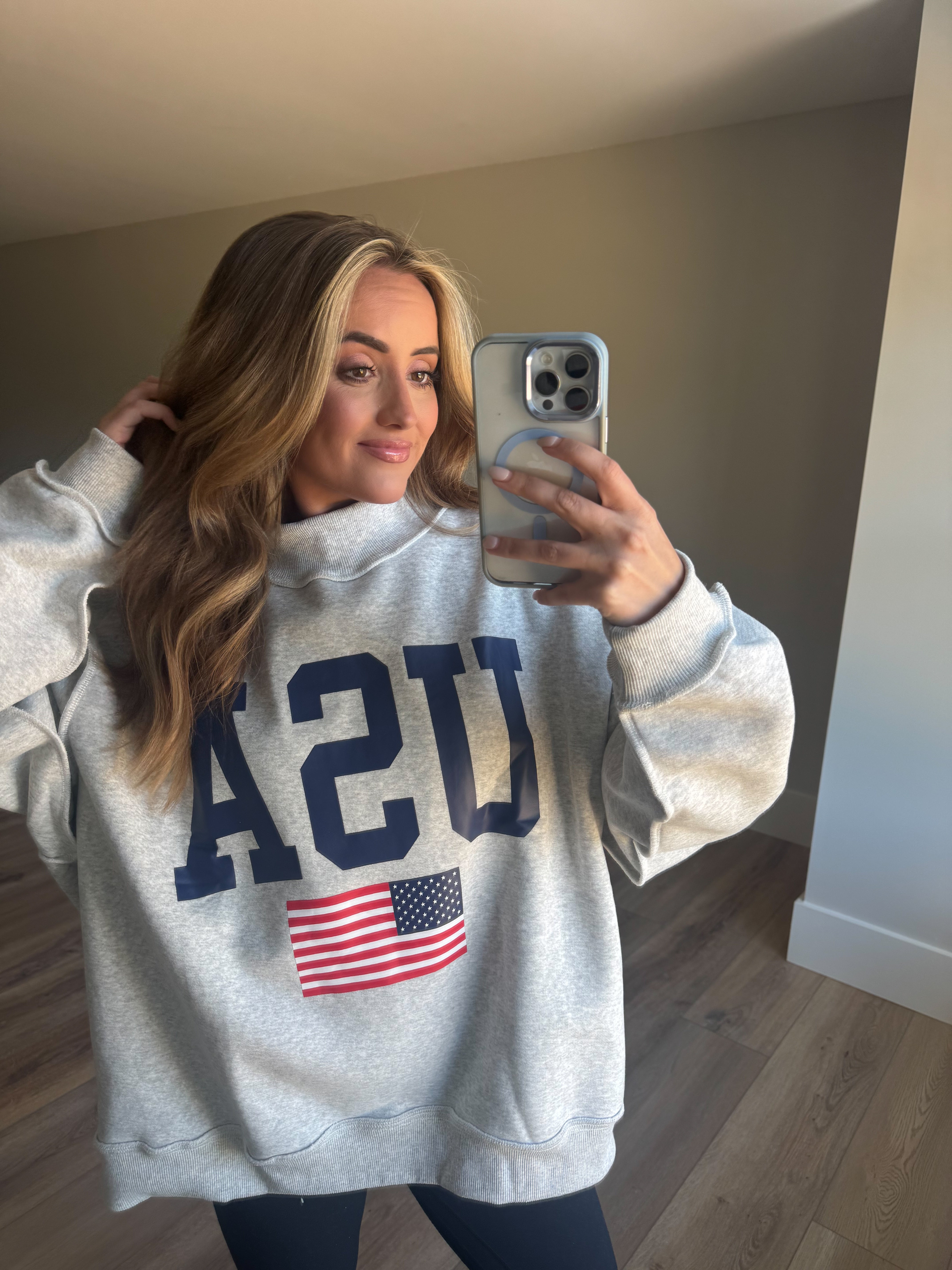 USA / America Reversible Mockneck (Restock)