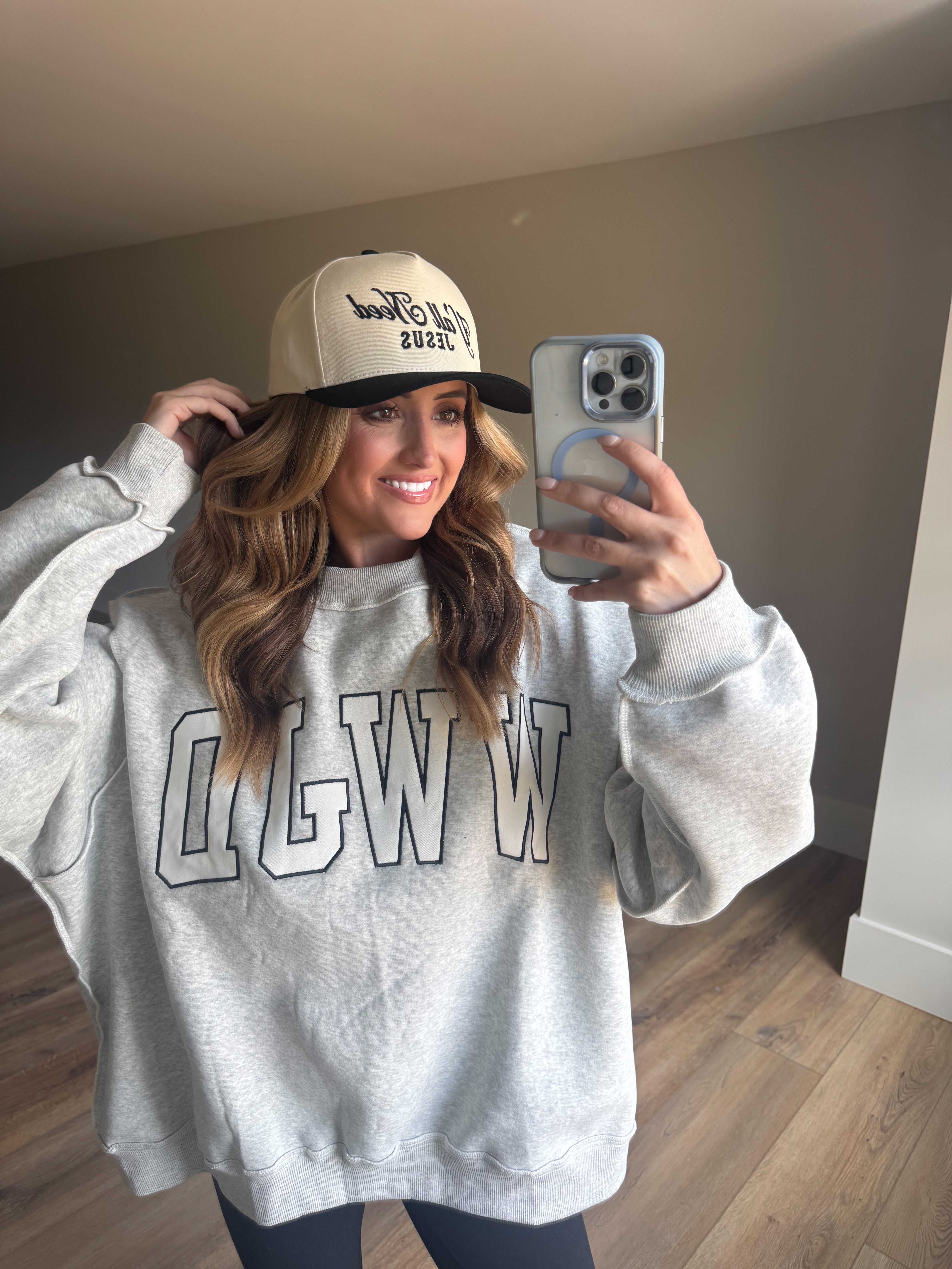 'Y'all Need Jesus' Lettering Embroidered Trucker Hat - Black