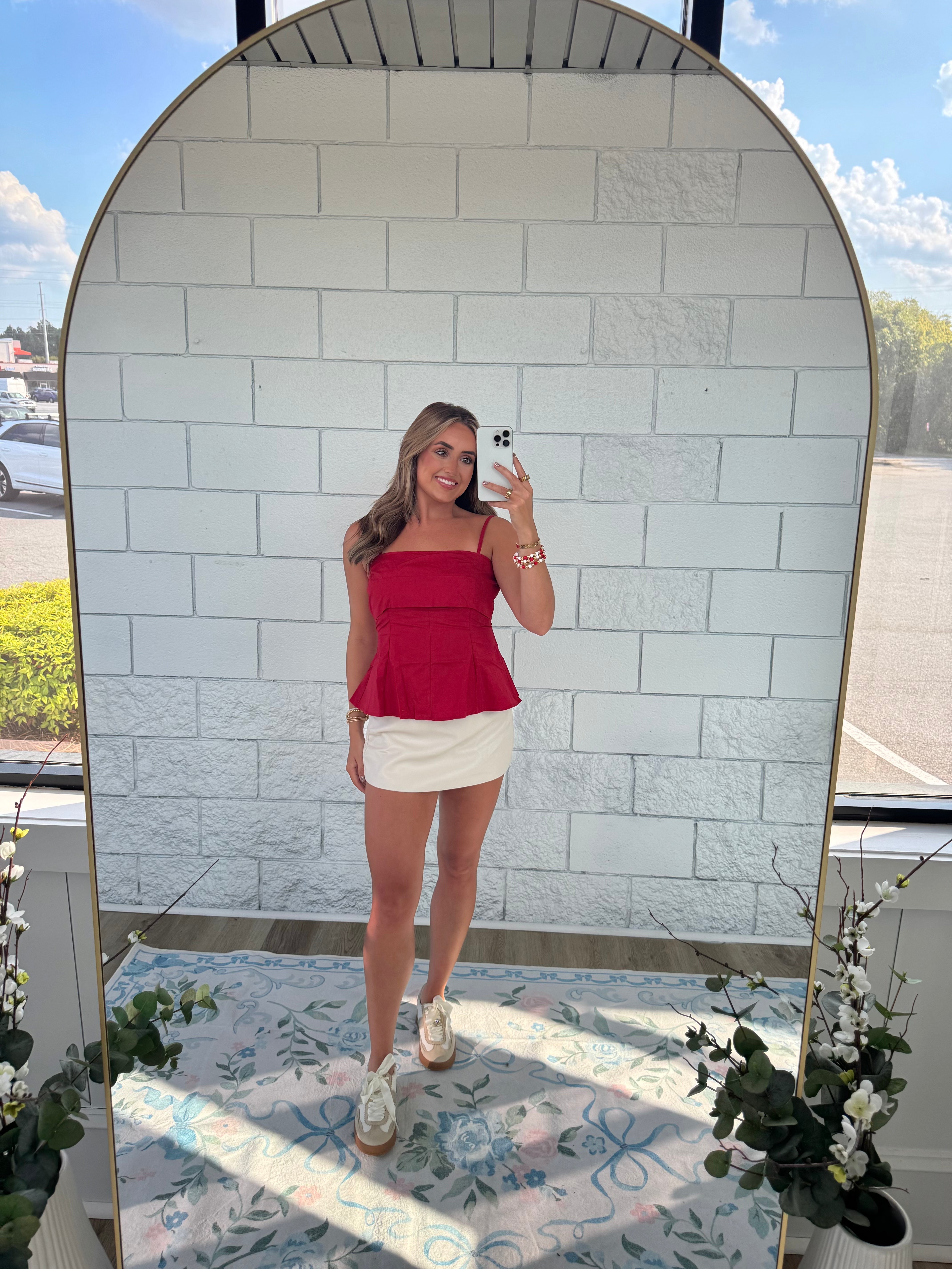 Sideline Sweetheart Top