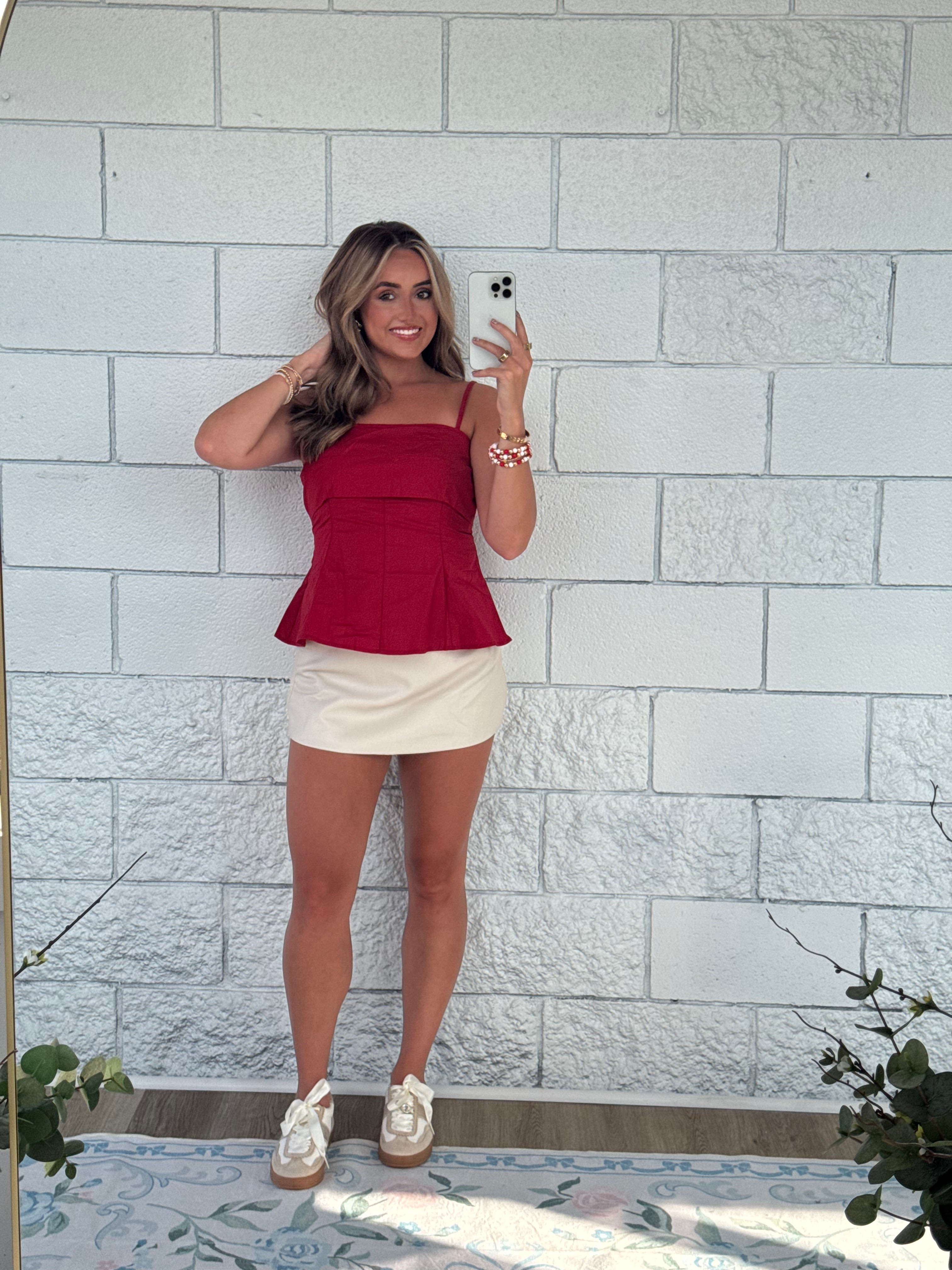 Sideline Sweetheart Top