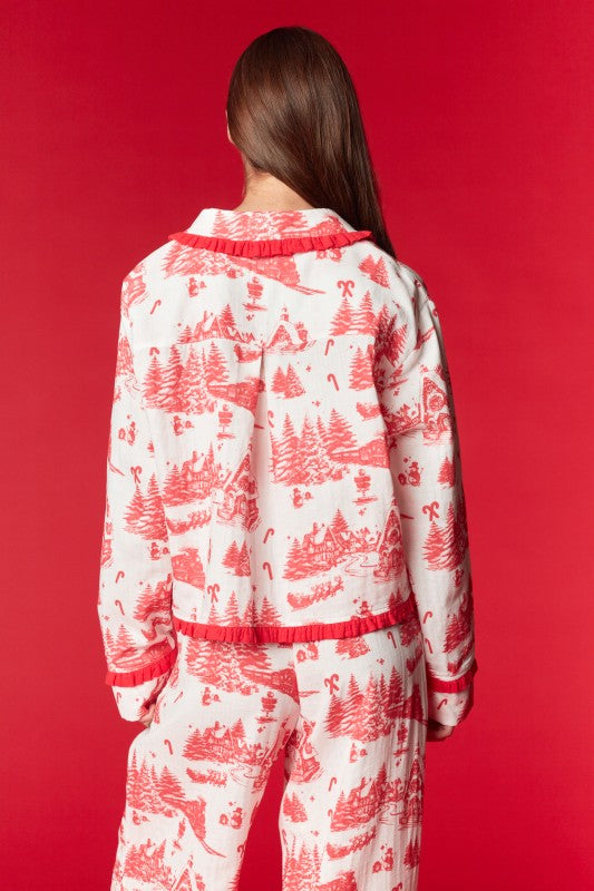 Gingerbread Village Pajama Set