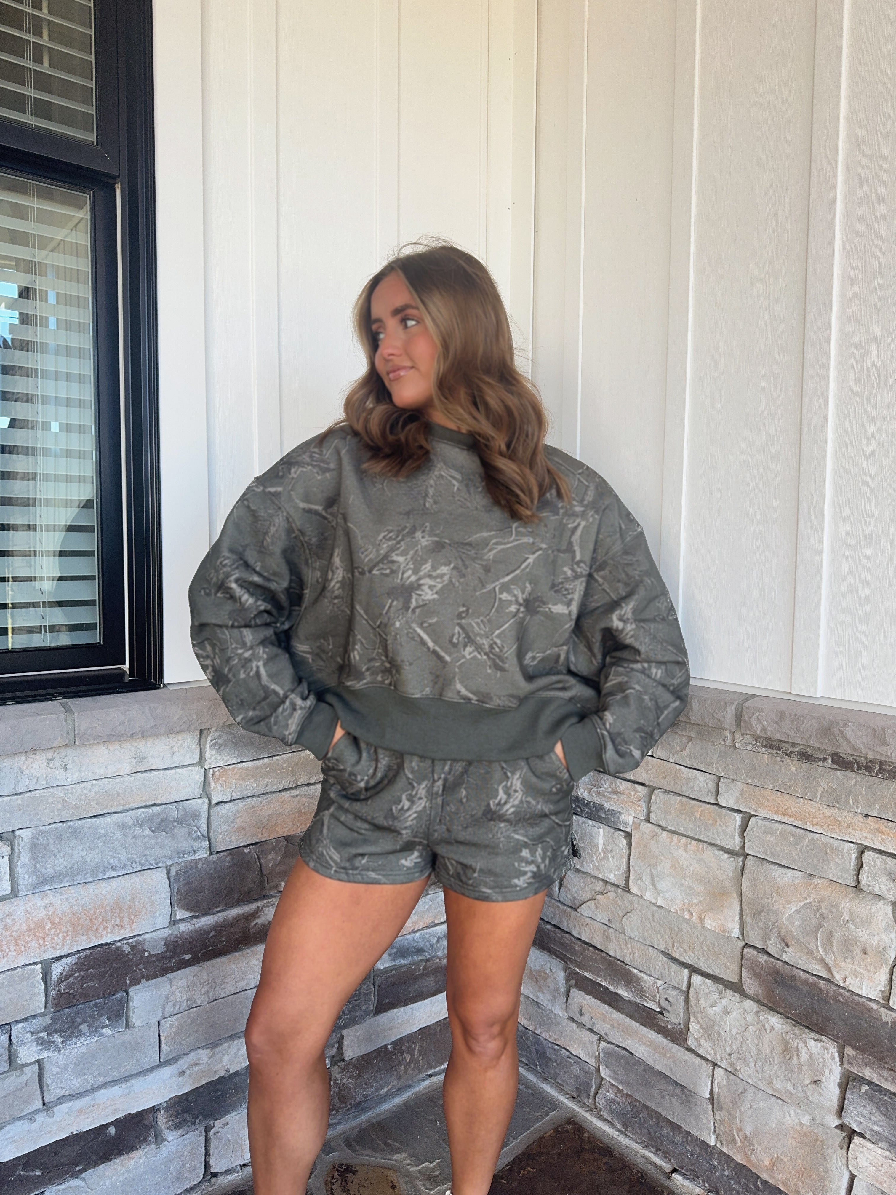 Classic Camo Sweat Shorts