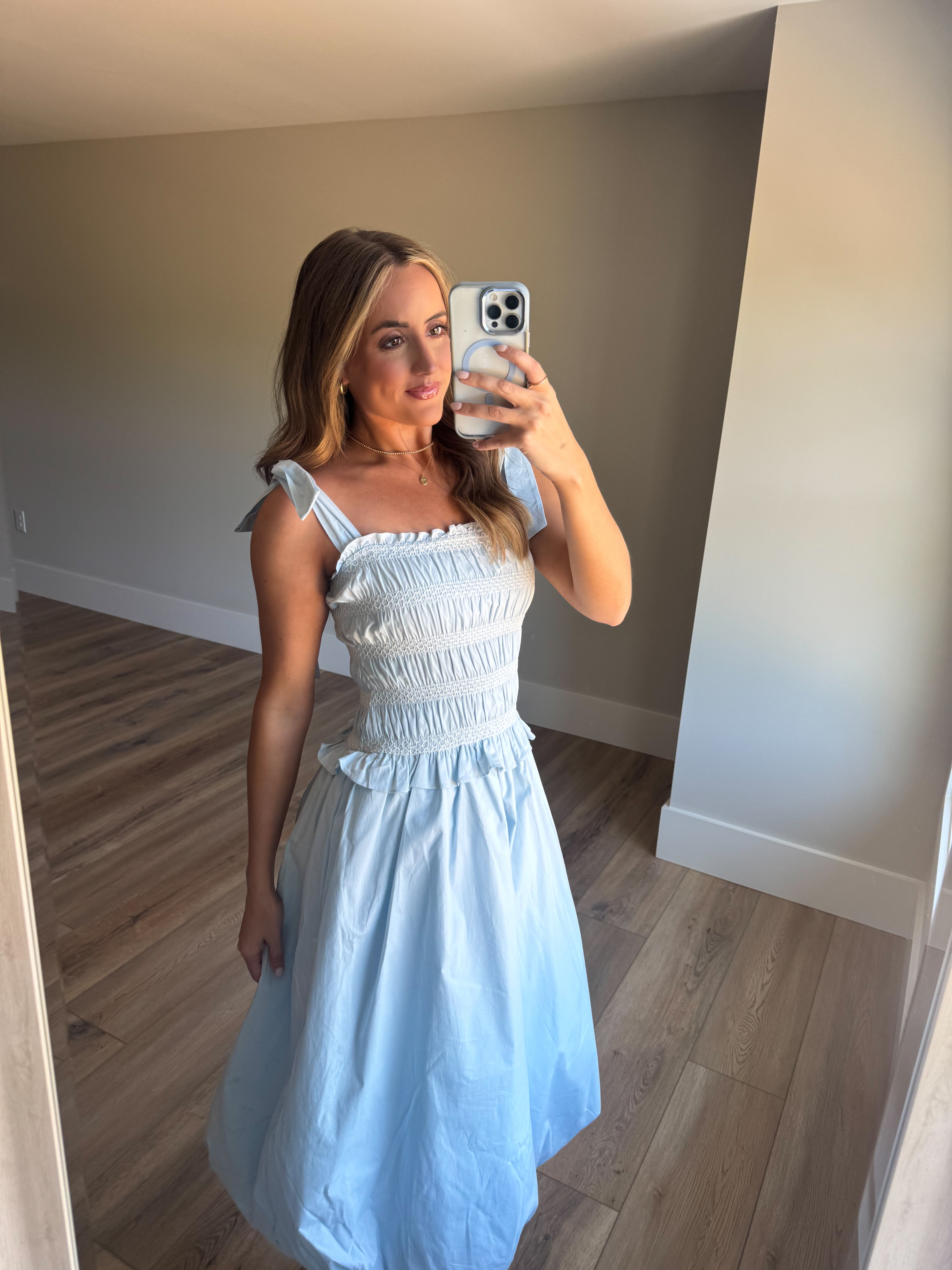 Bluebell Bubble Midi Dress