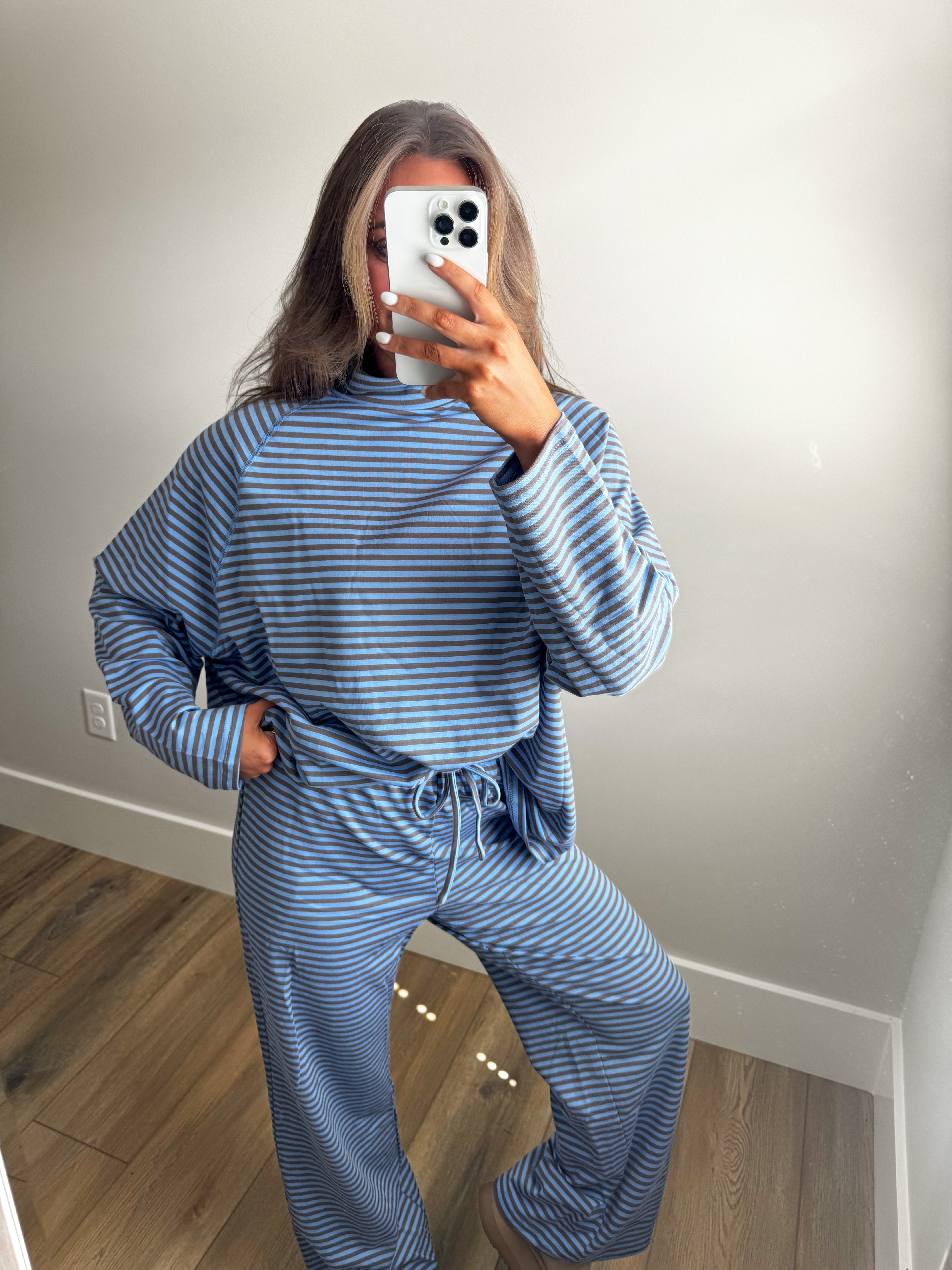 The Carolina Stripe Set - Blue