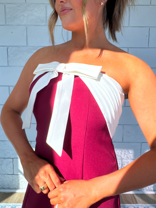 Wine Down Dress