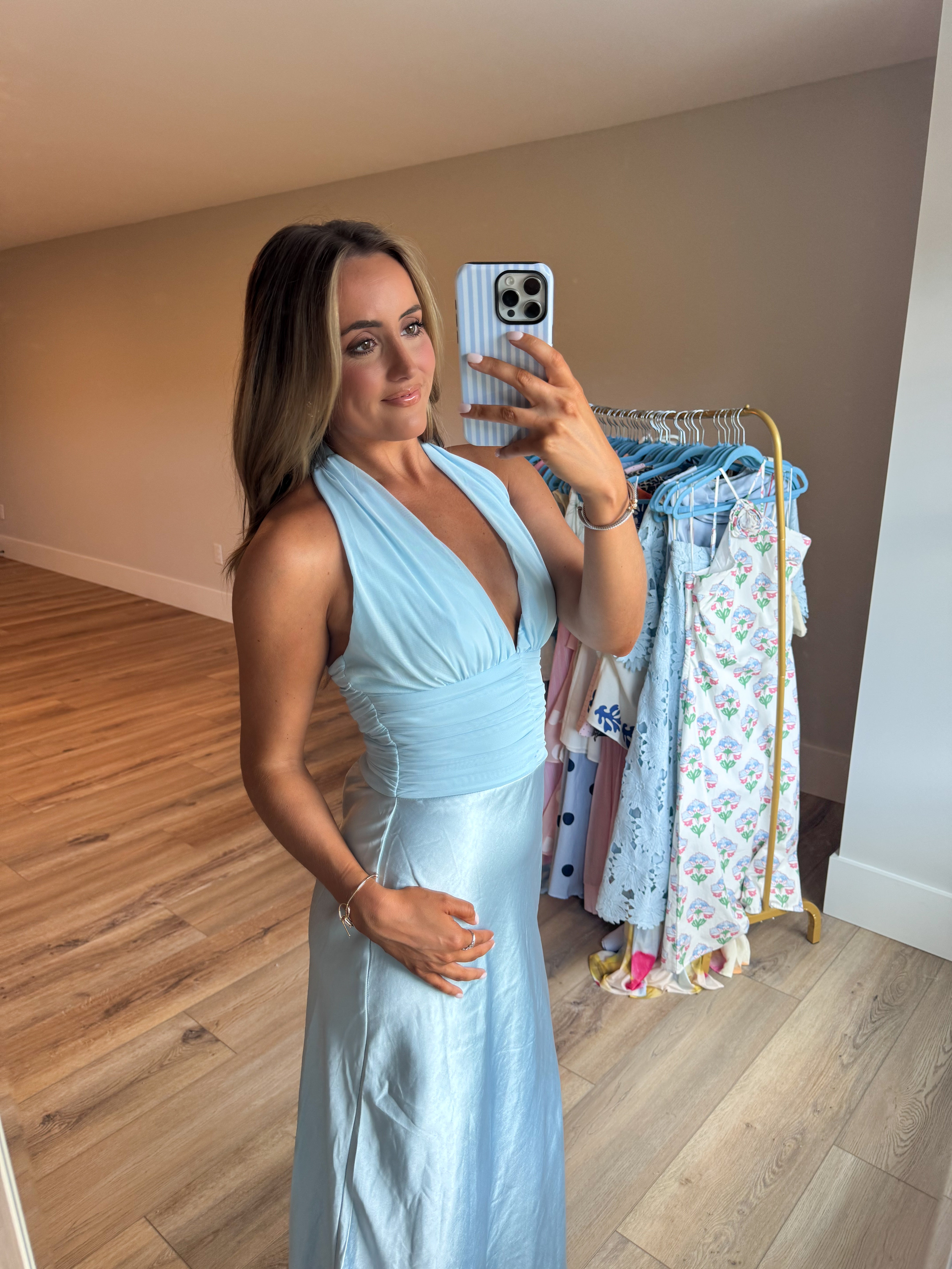 The Blue Horizon Maxi Dress