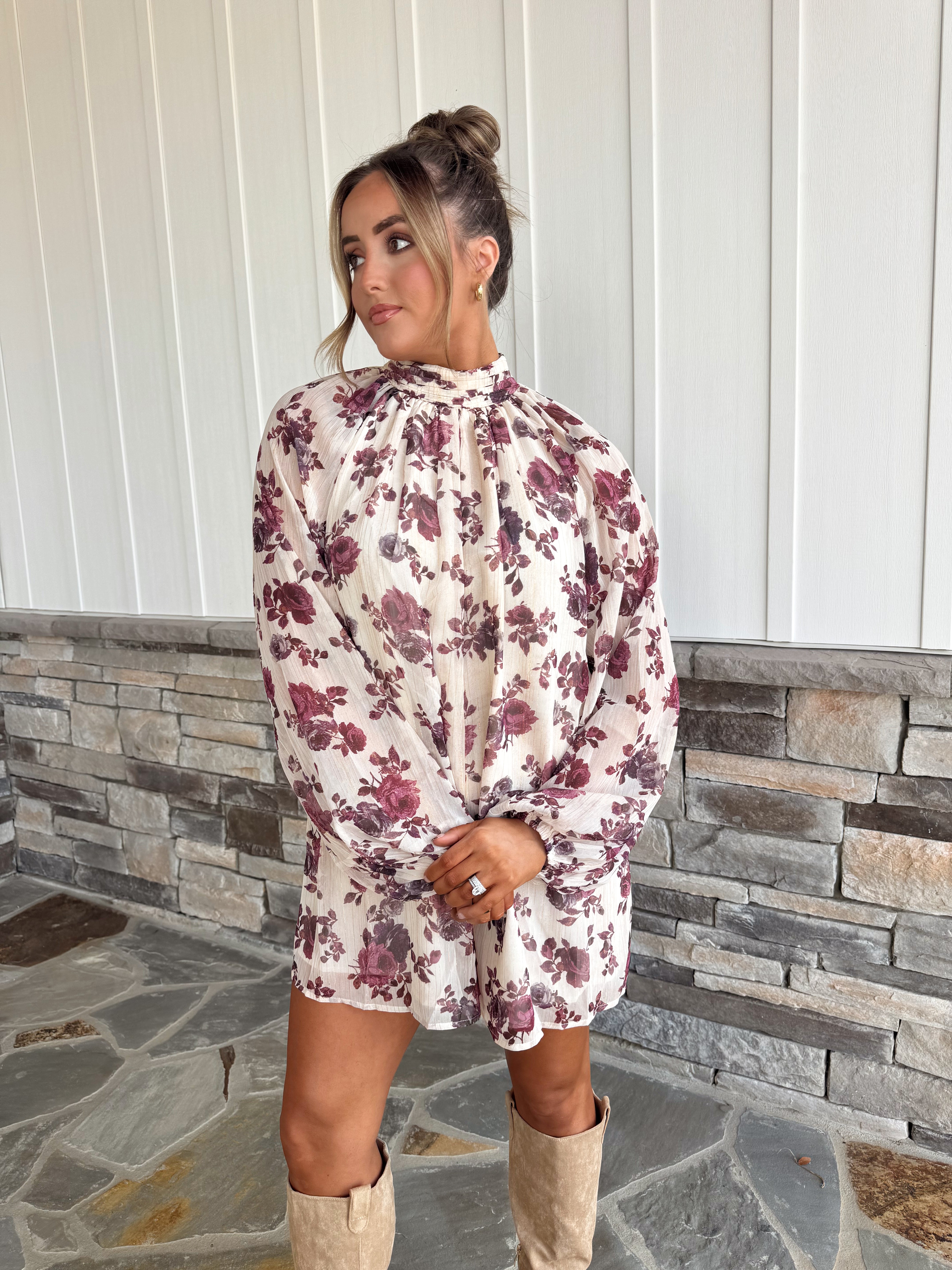 Sweet Rose Romper