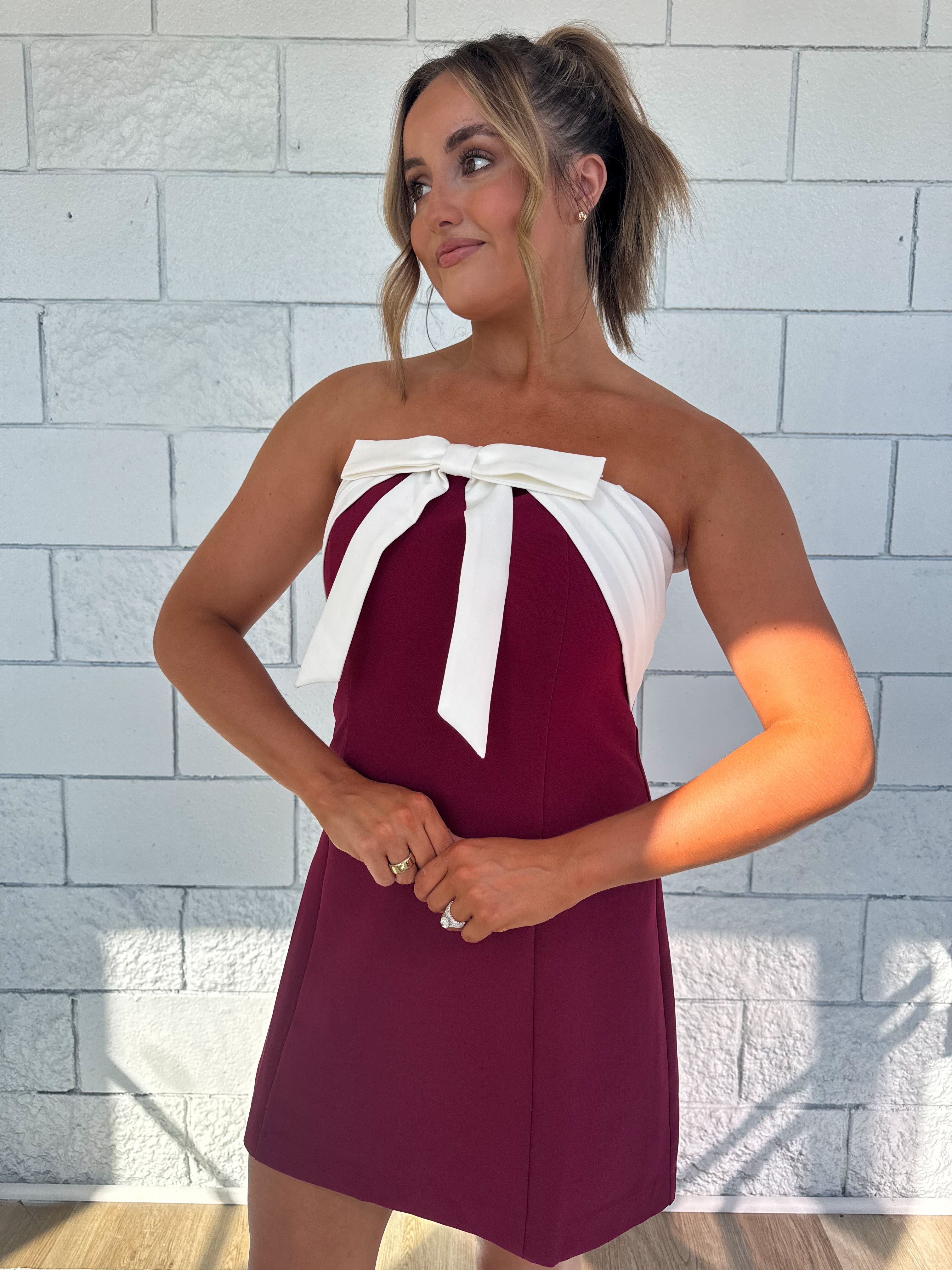 Wine Down Dress