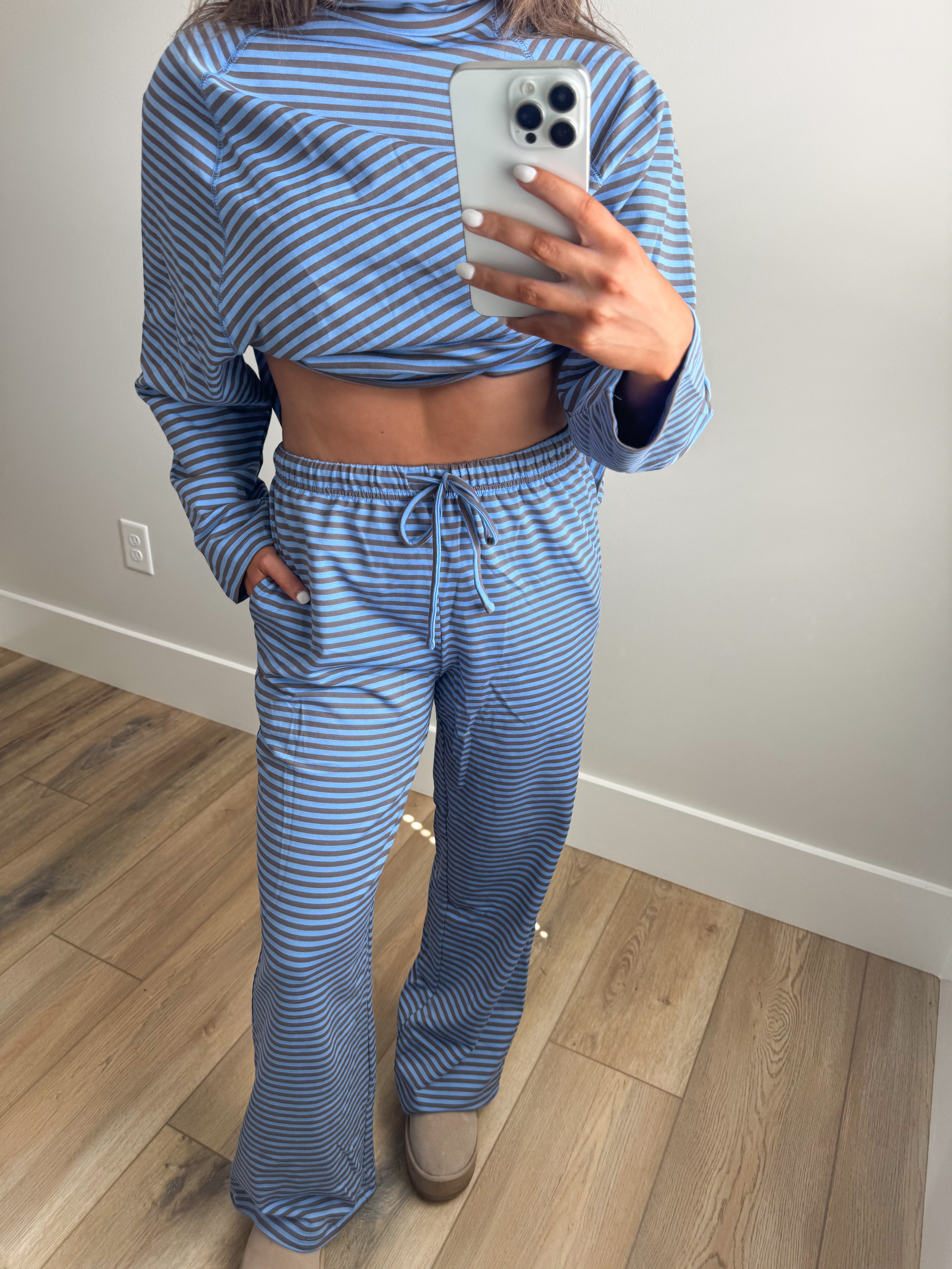 The Carolina Stripe Set - Blue