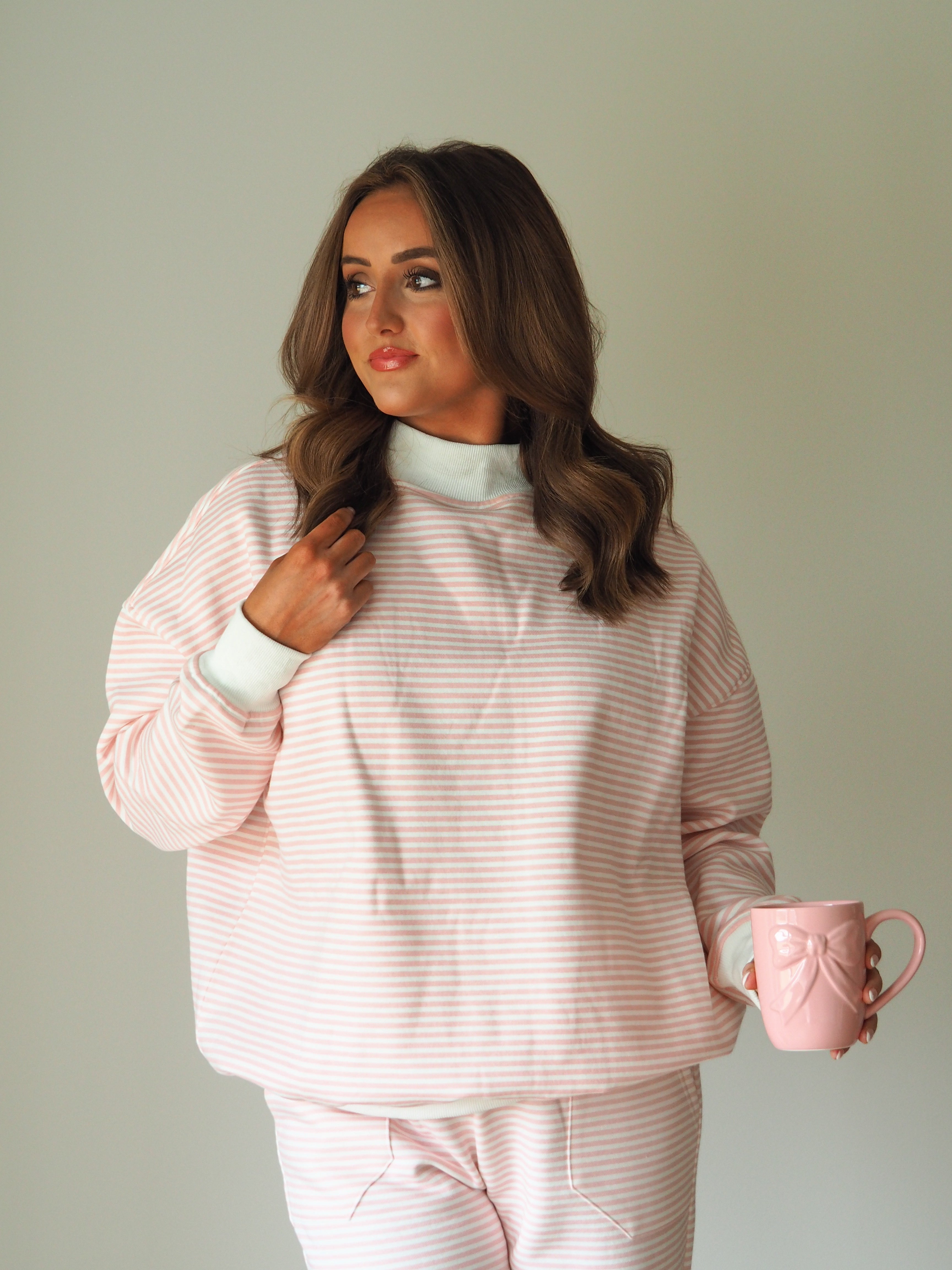 Day Dream Stripe Mockneck