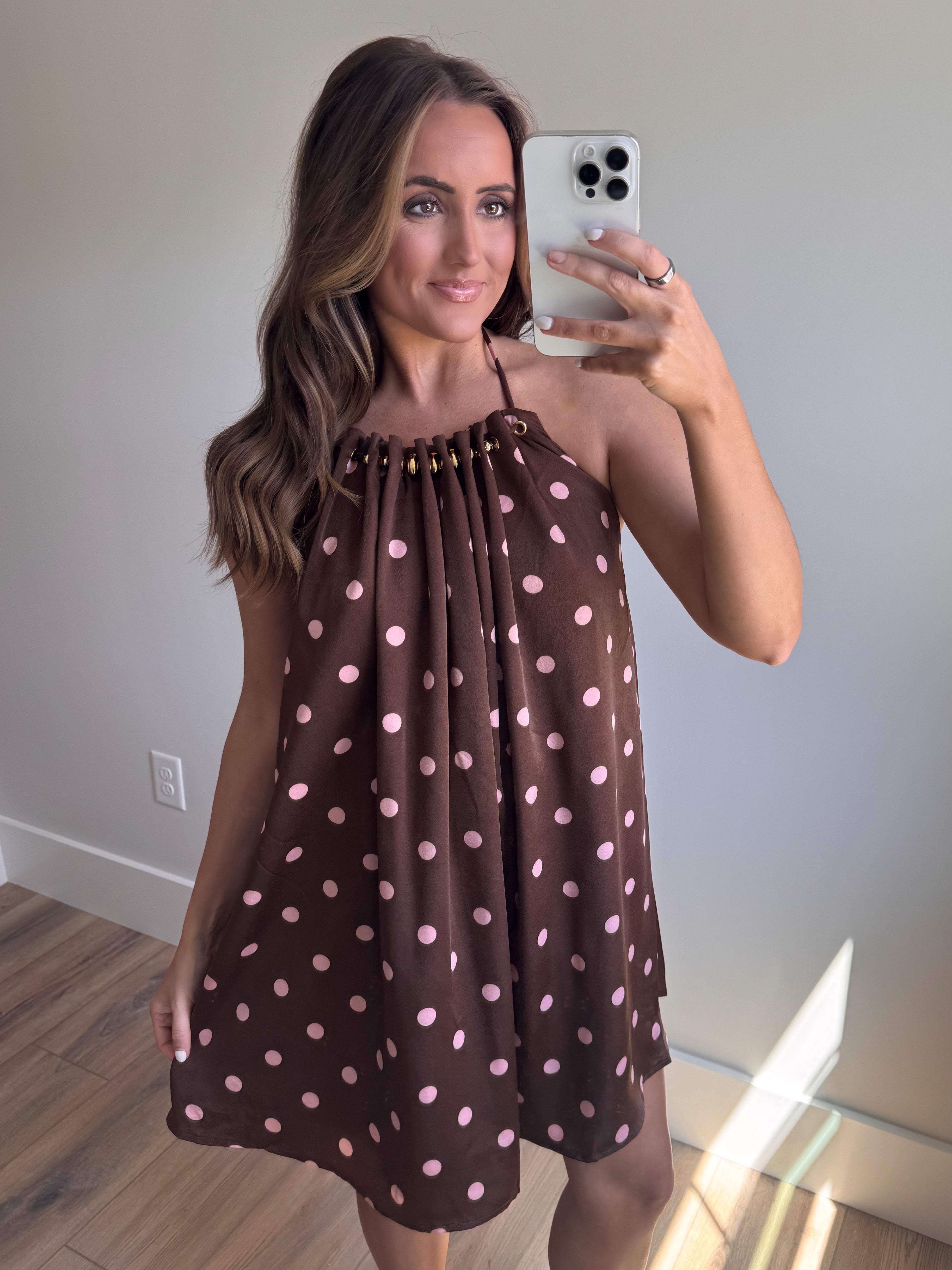 The Pink Espresso Halter Mini