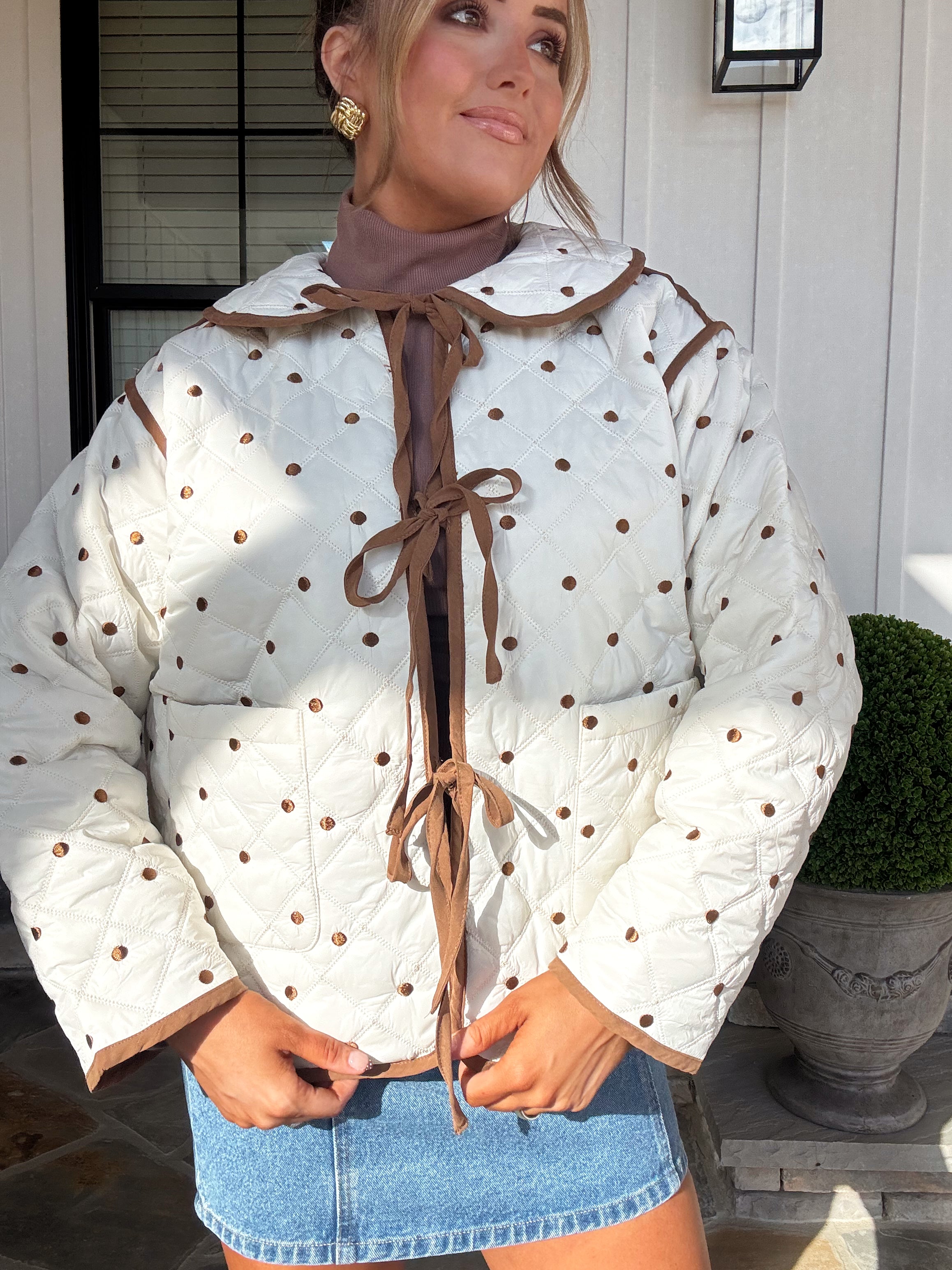 Sweet Cream Quilted Jacket