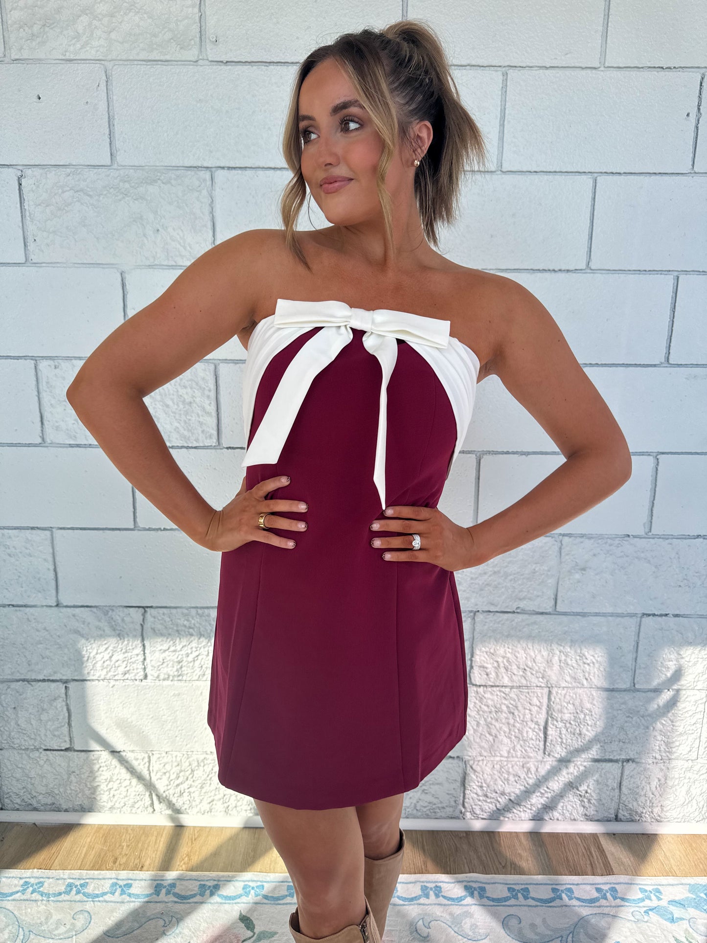 Wine Down Dress