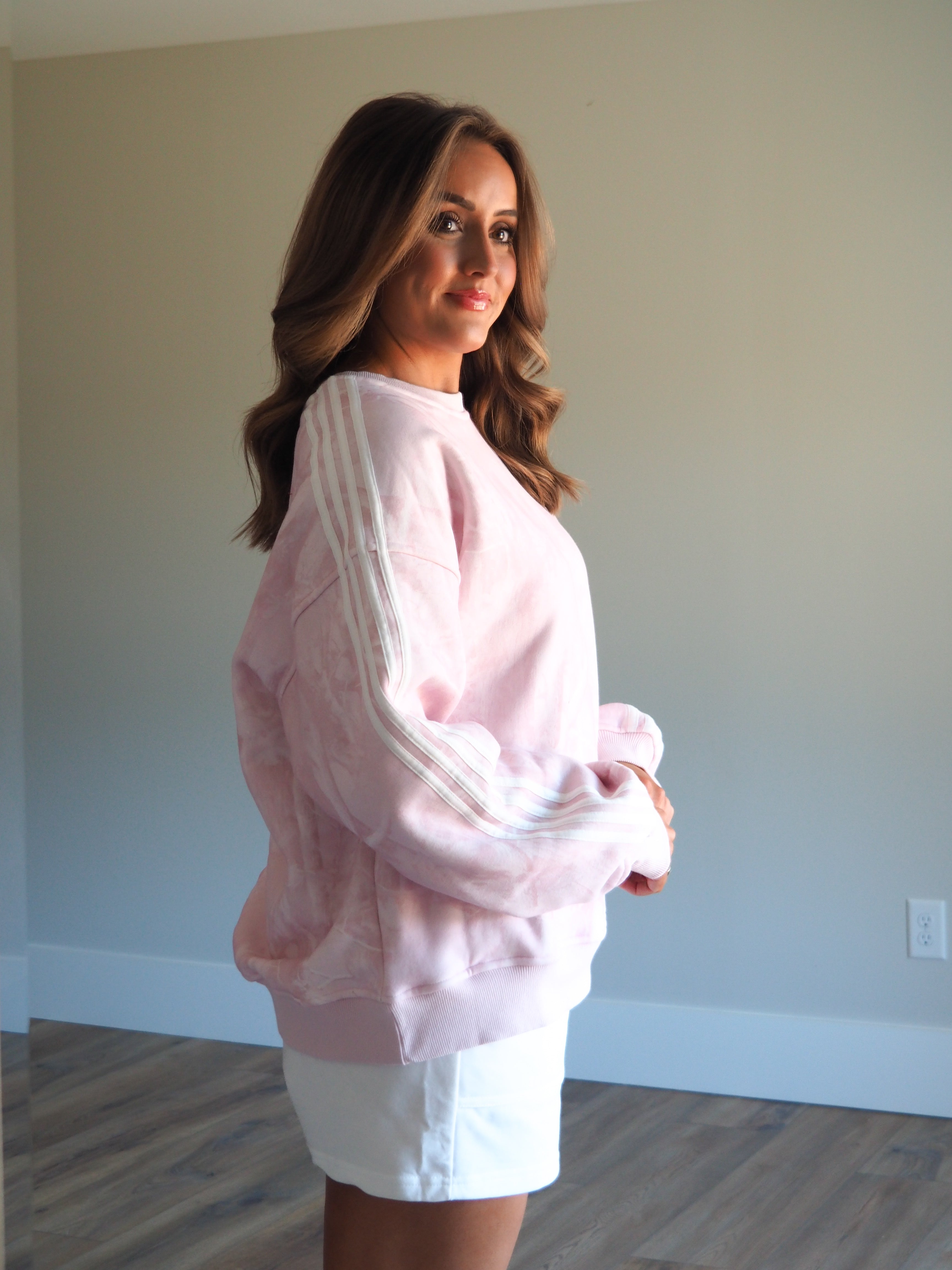 Pink Haven Camo Crewneck