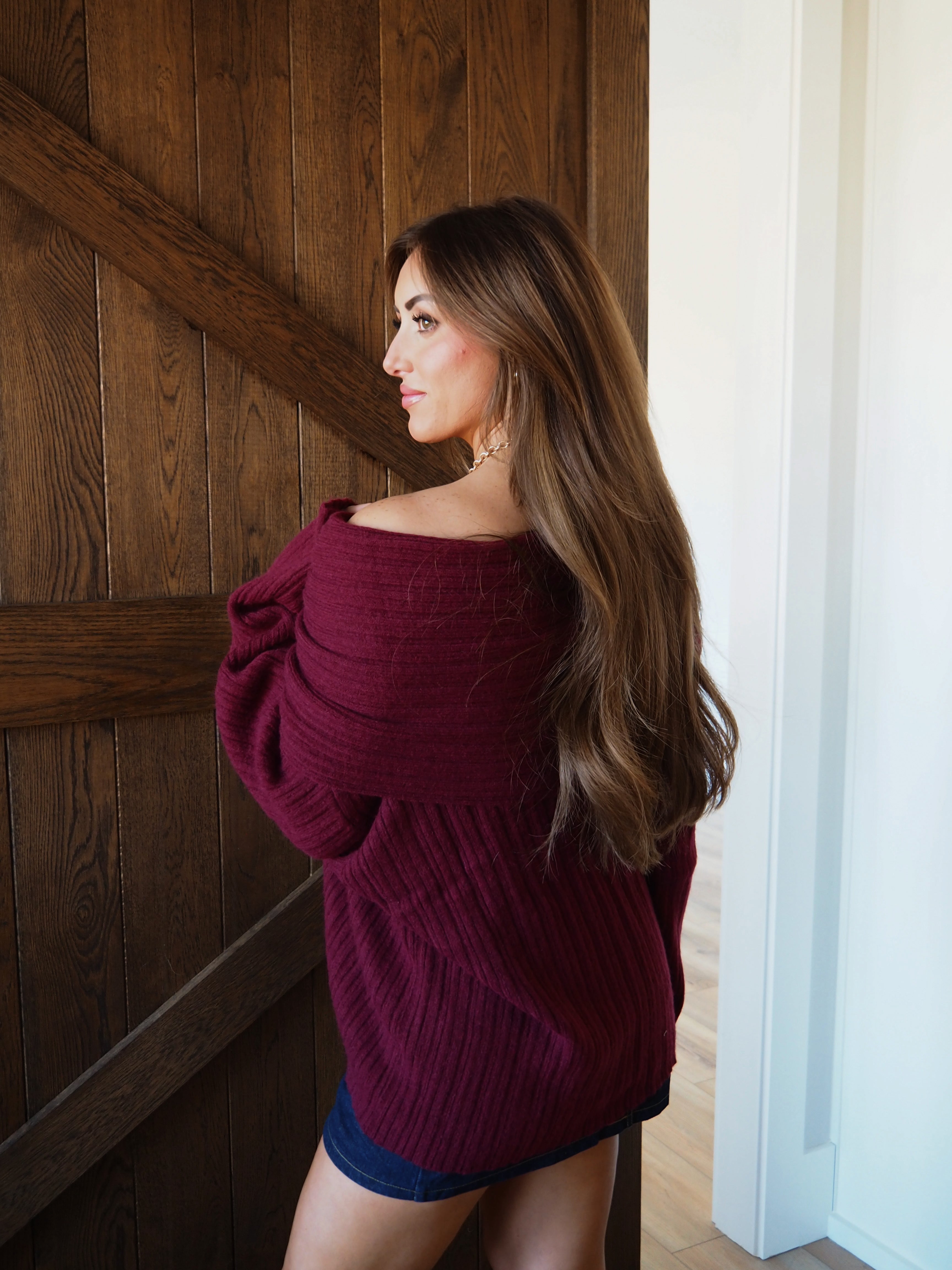 Mulberry Knit Sweater