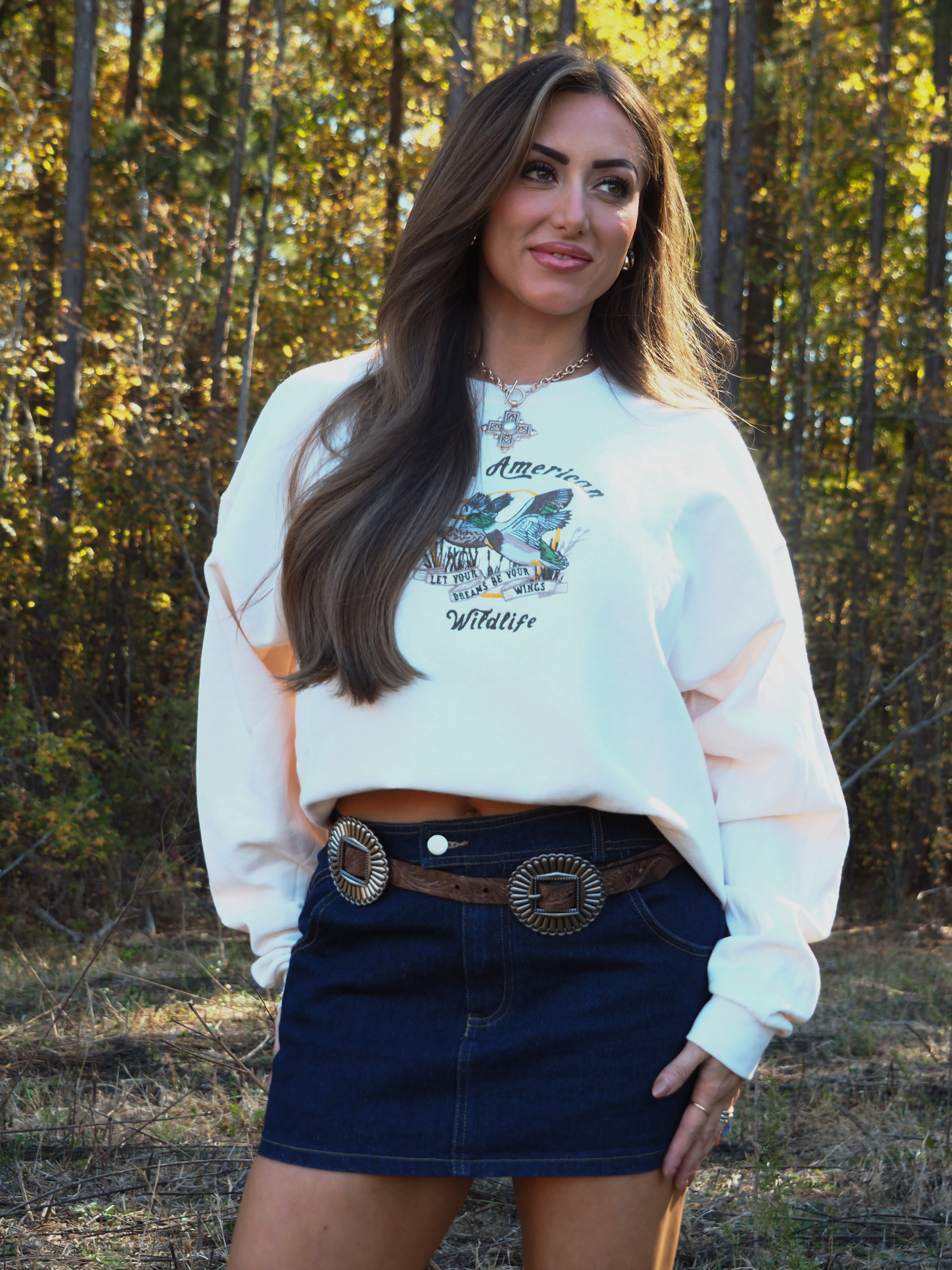 Drake Denim Mini Skirt