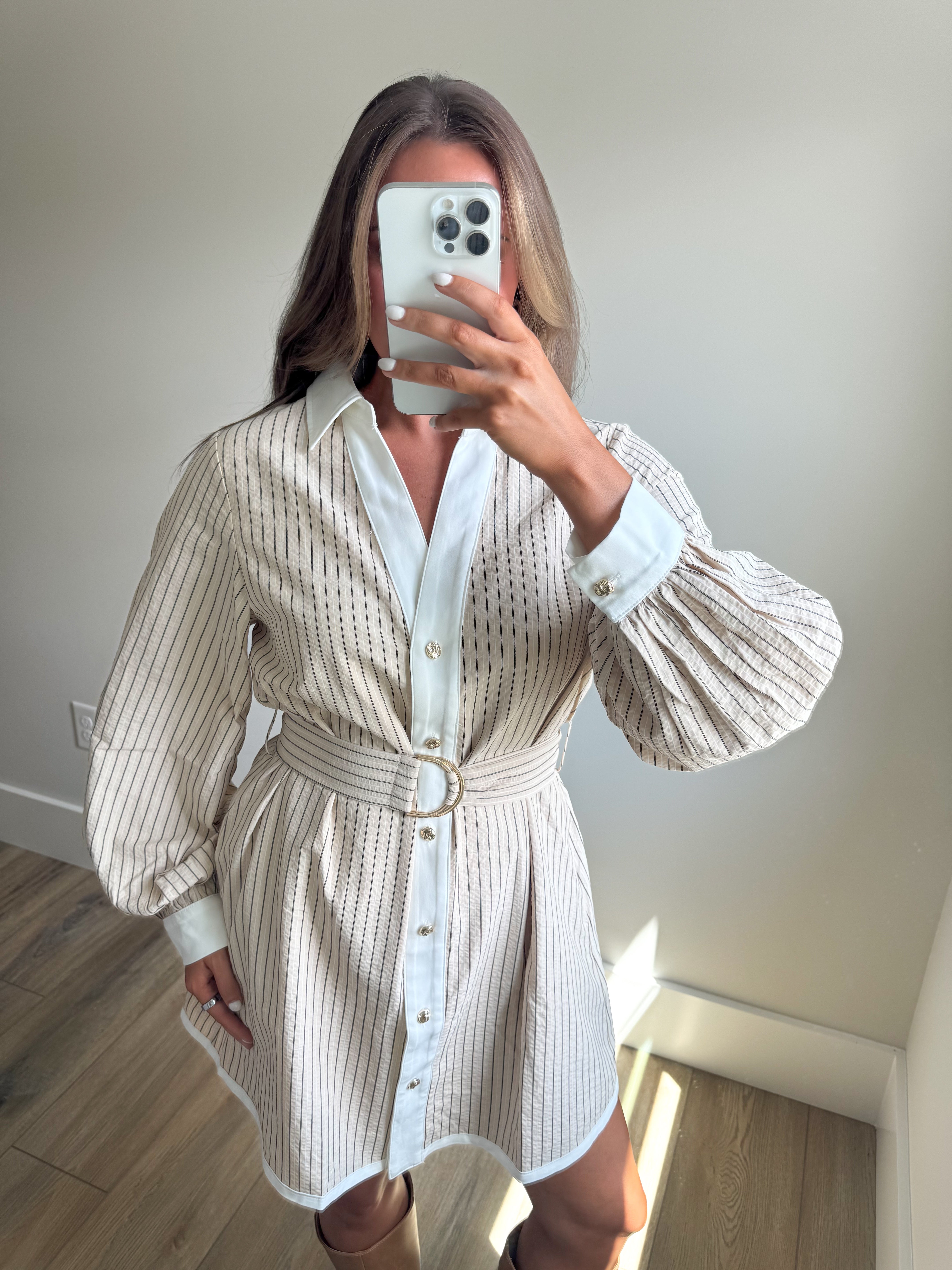 The Oakwood Mini Stripe Dress