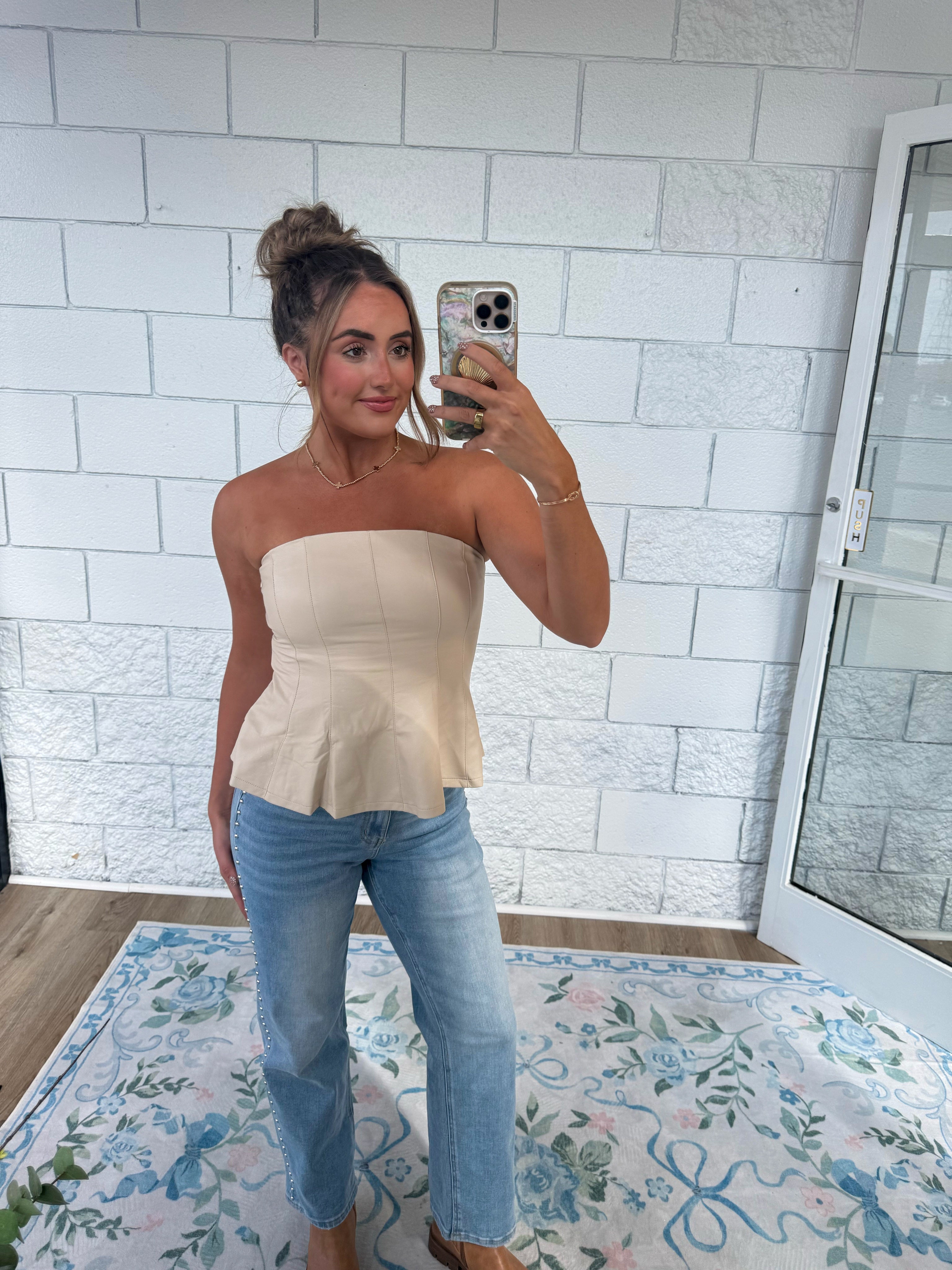 Autumn Cream Top