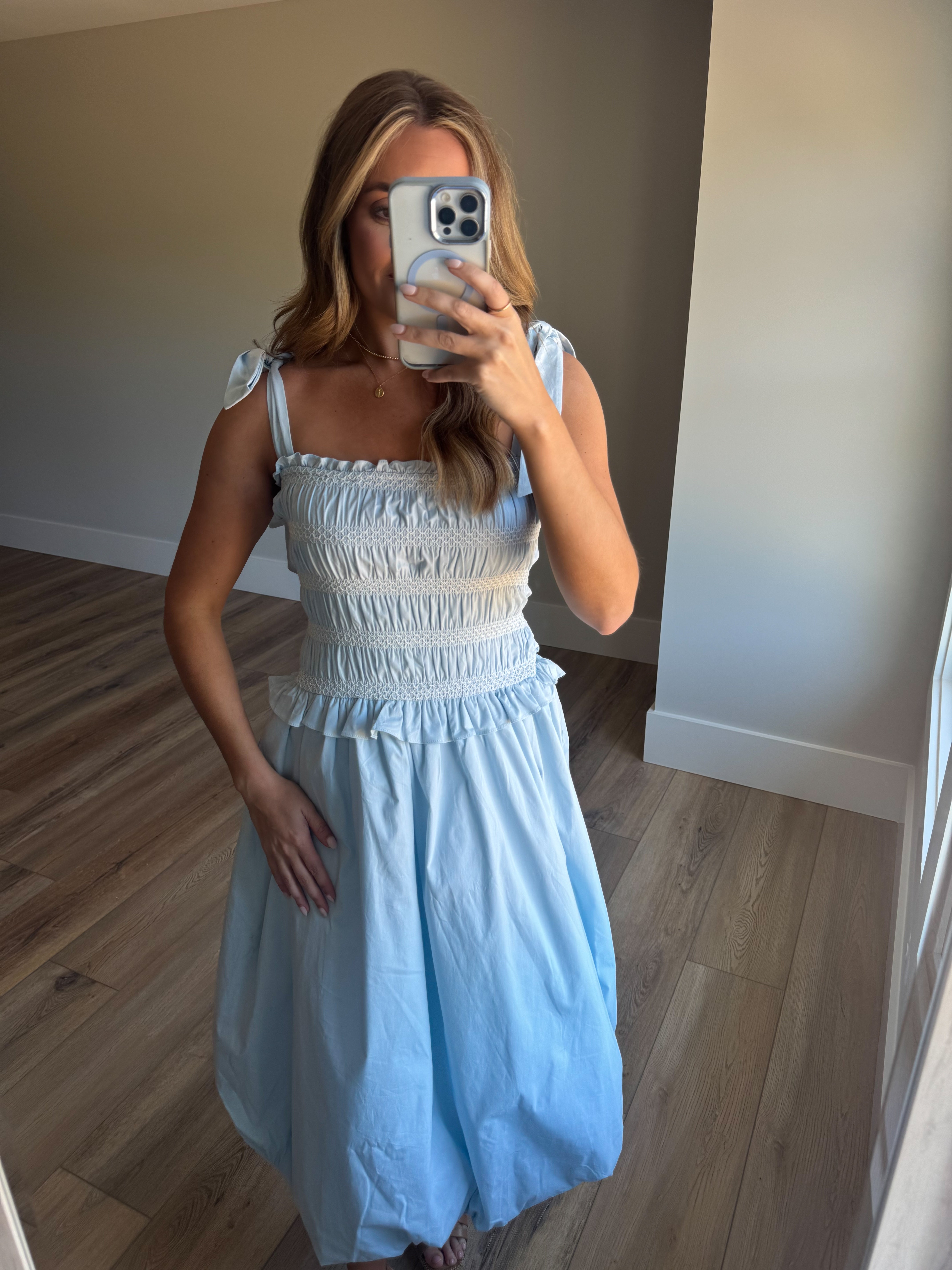 Bluebell Bubble Midi Dress