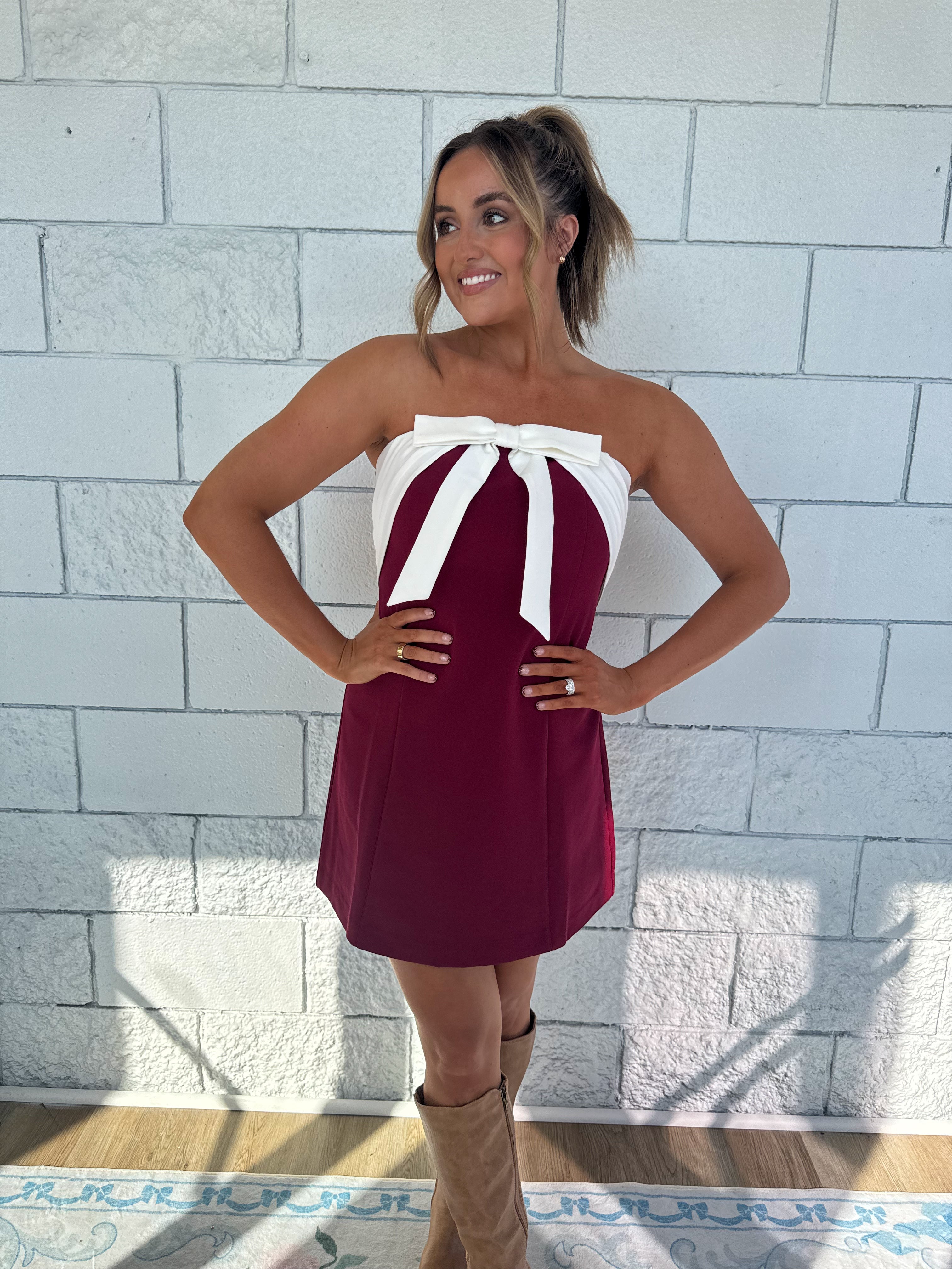 Wine Down Dress