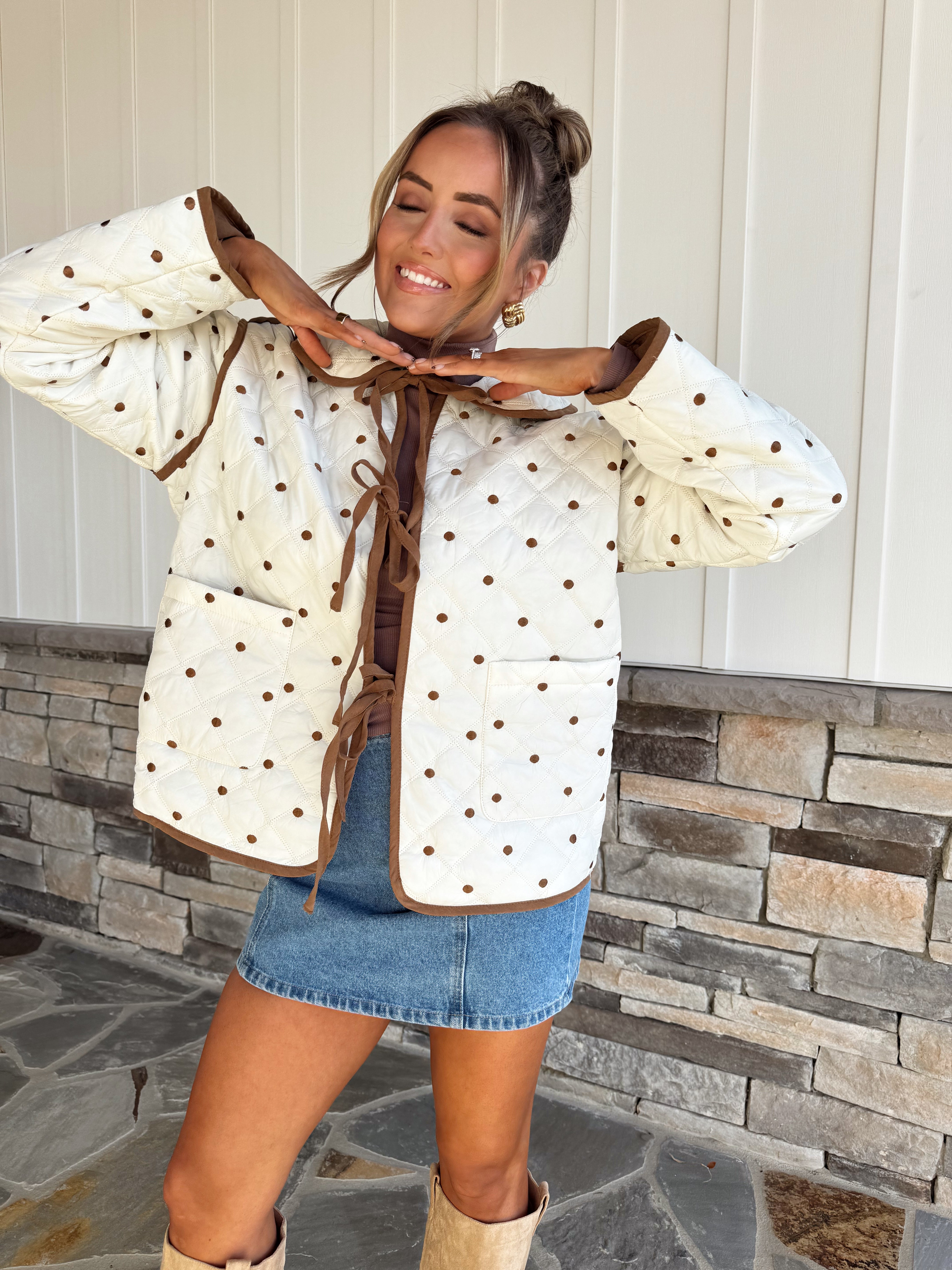 Sweet Cream Quilted Jacket