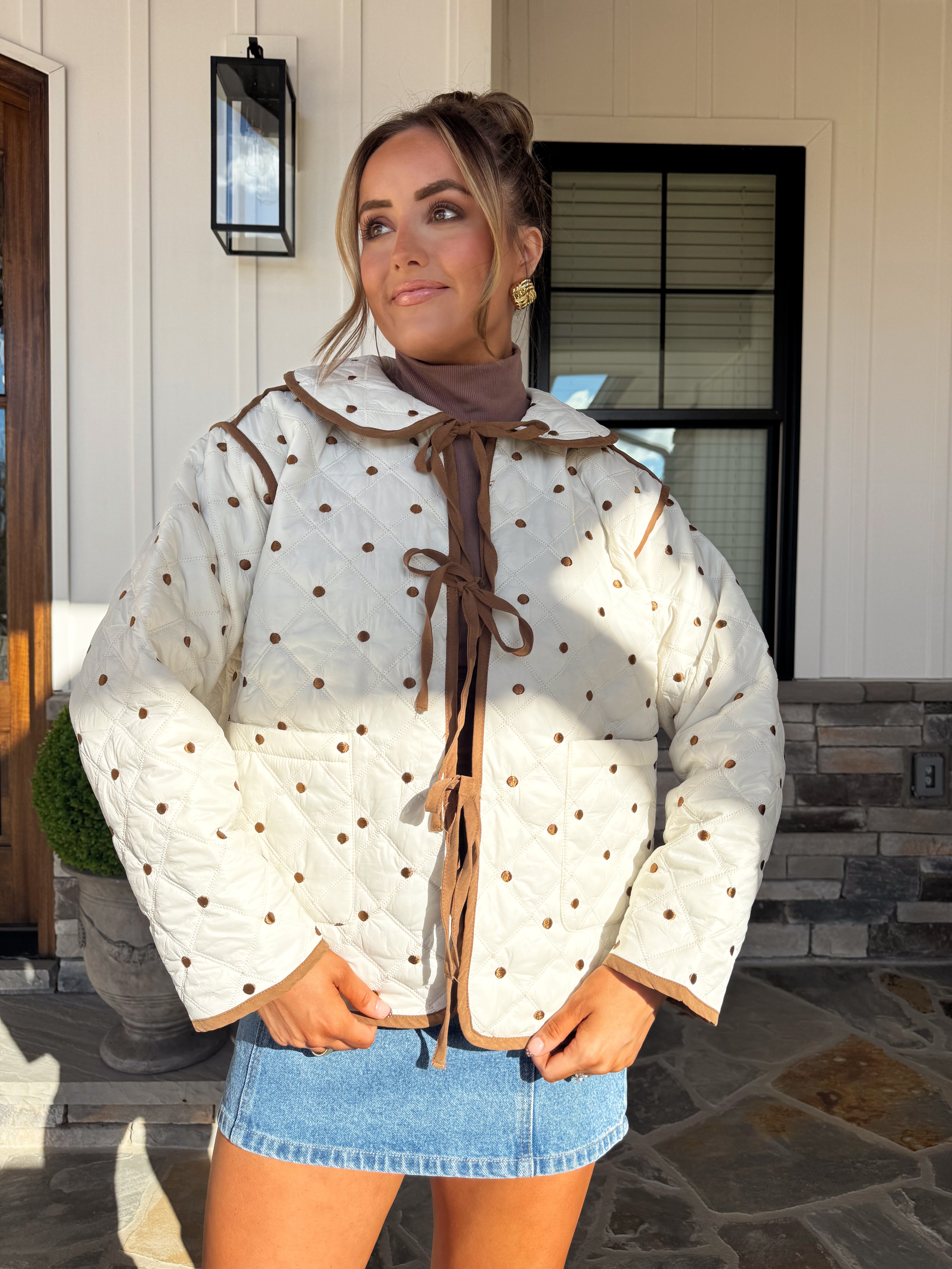 Sweet Cream Quilted Jacket