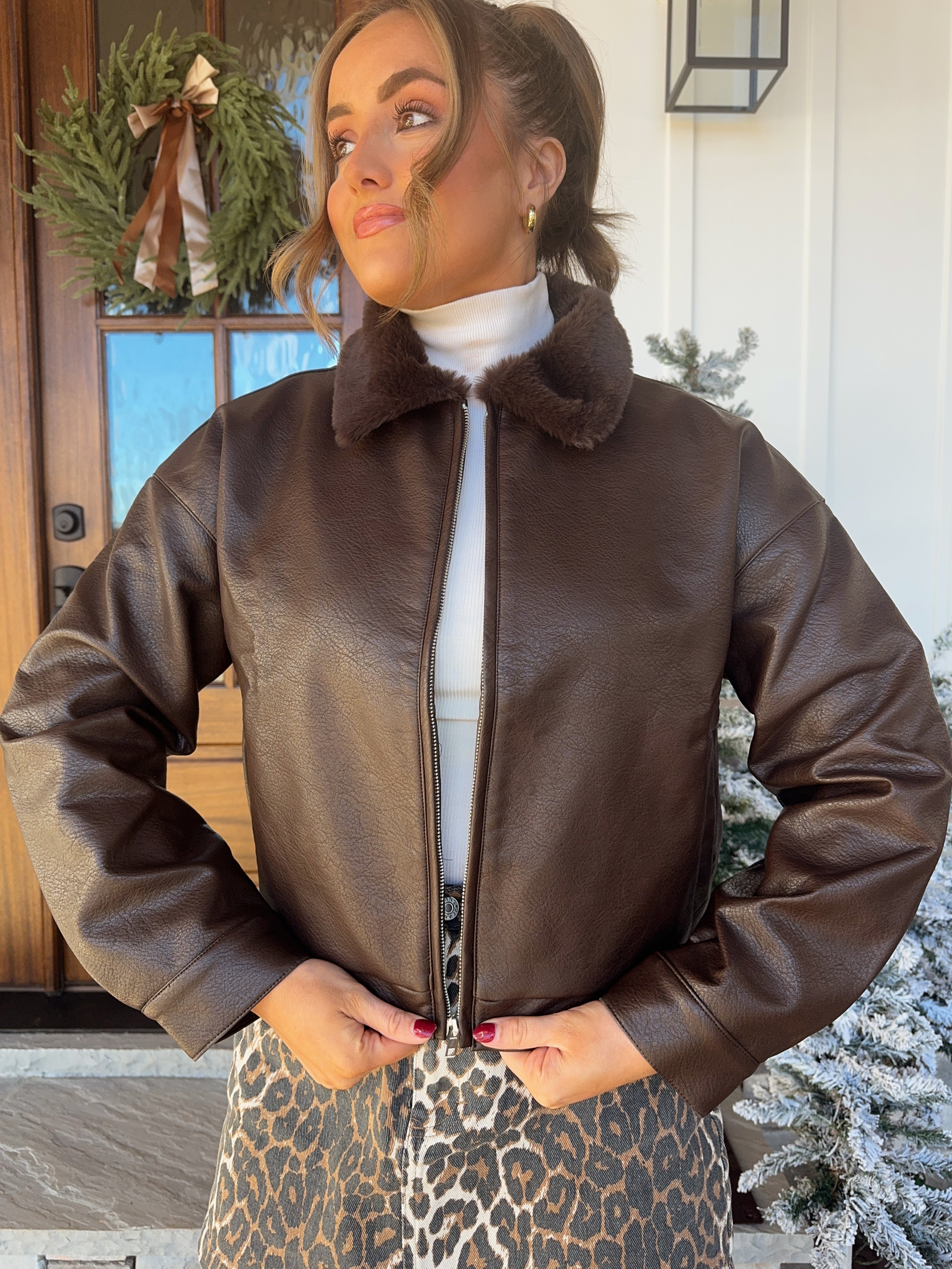 The Winter Luxe Cropped Jacket