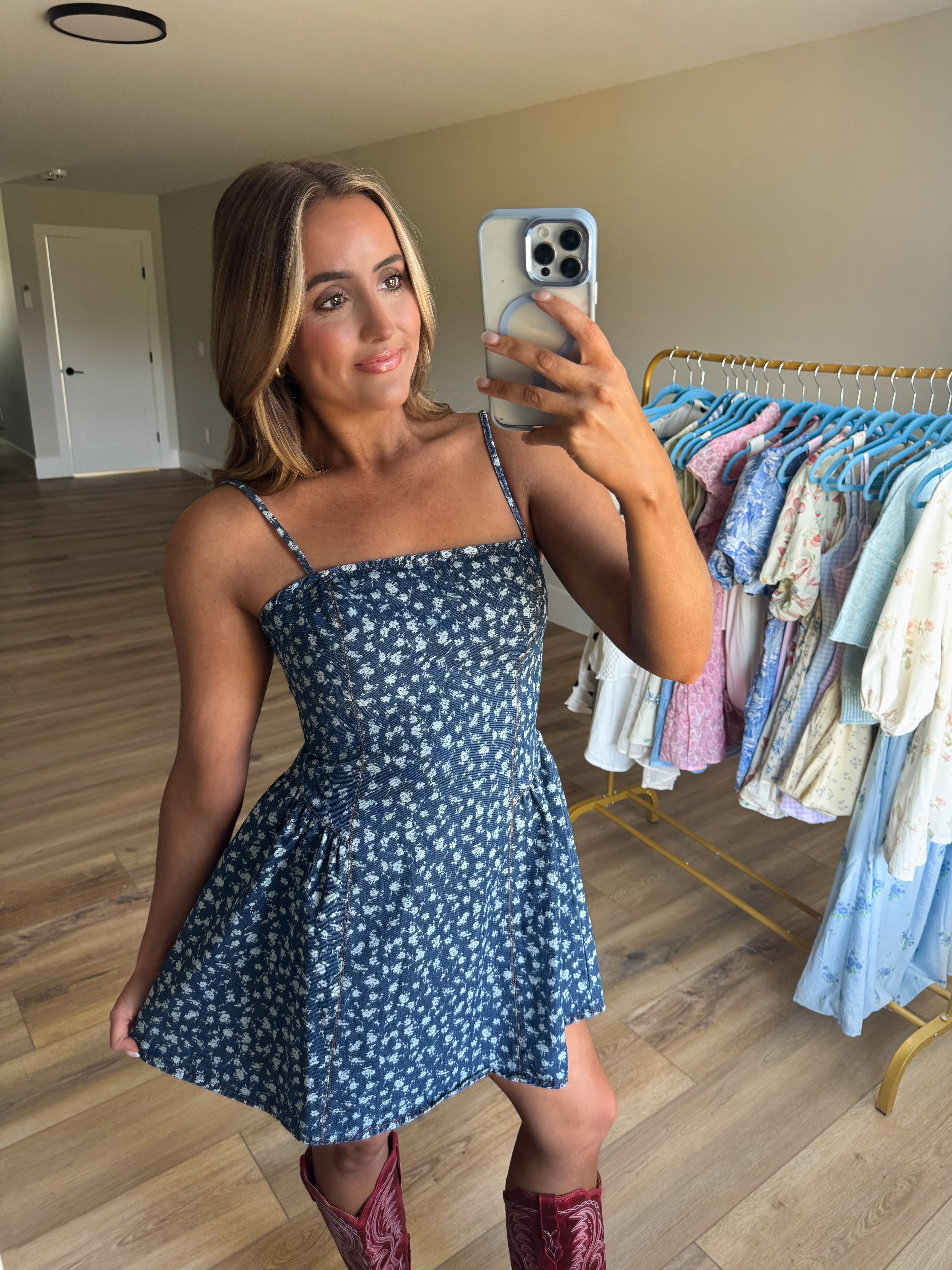 Summertime Blues Dress
