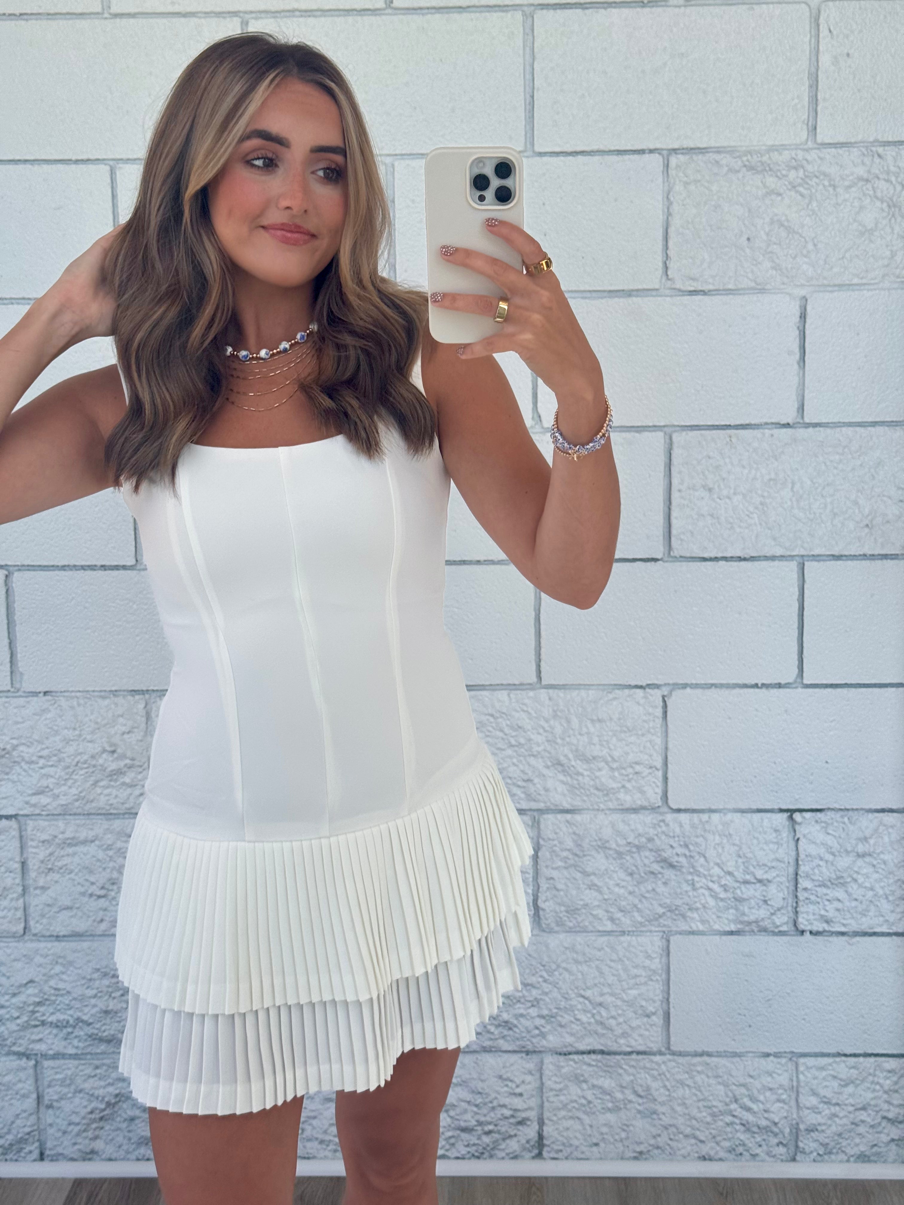 Made For Saturdays Dress - White