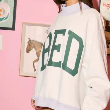 Gym & Bed Reversible Mockneck Sweatshirt